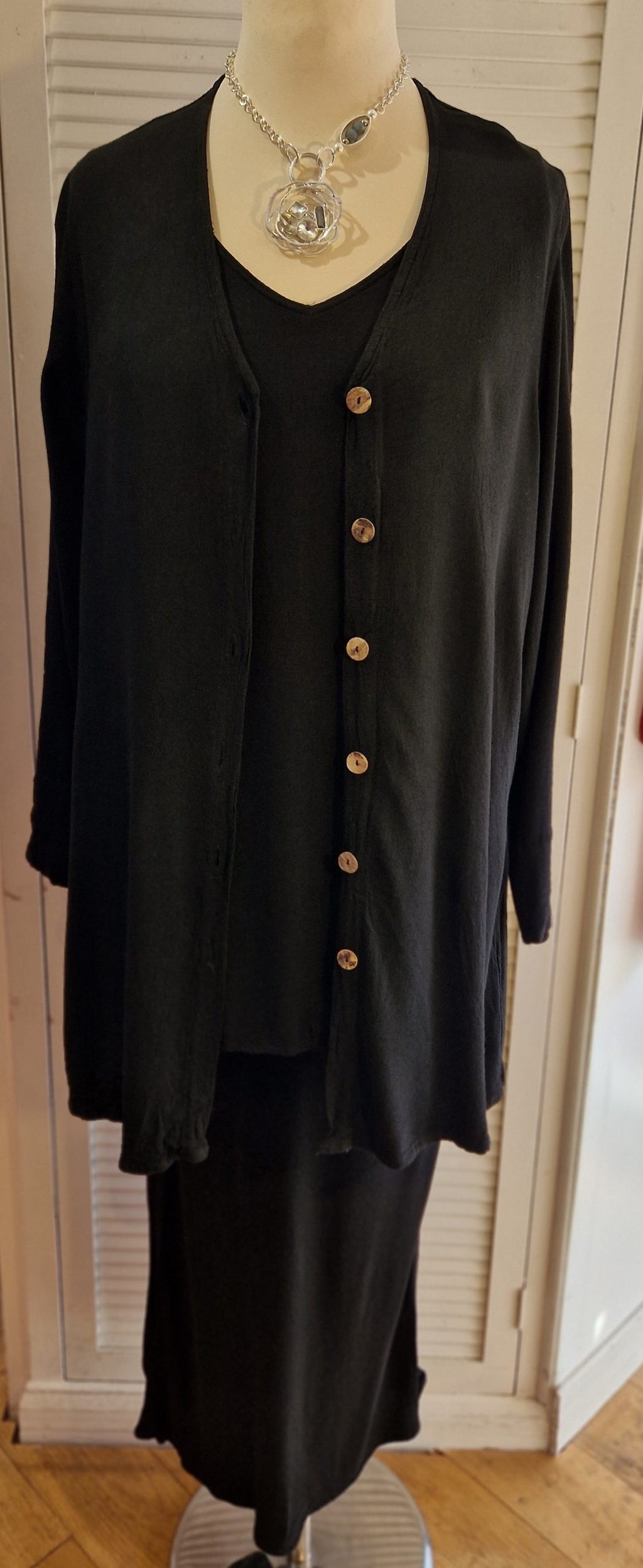 Xtra Belladonna jacket with collar - Black