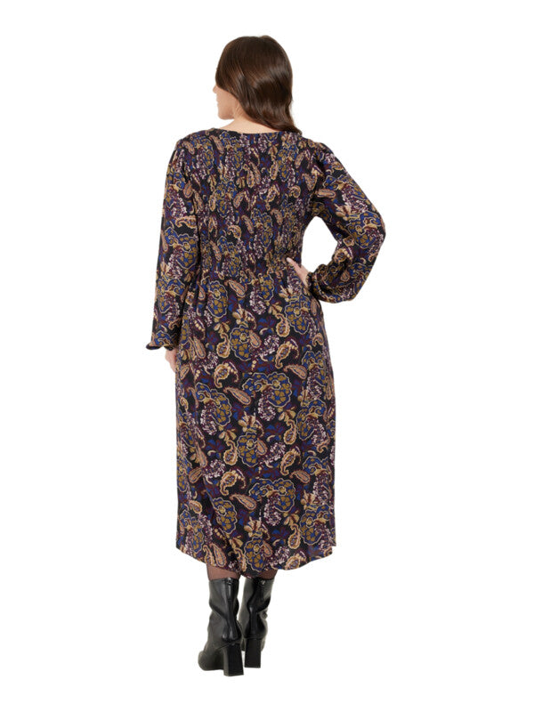 Ciso paisley dress - Purple mix