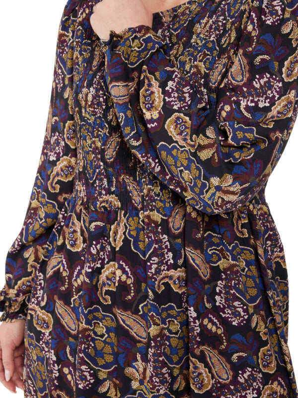 Ciso paisley dress - Purple mix