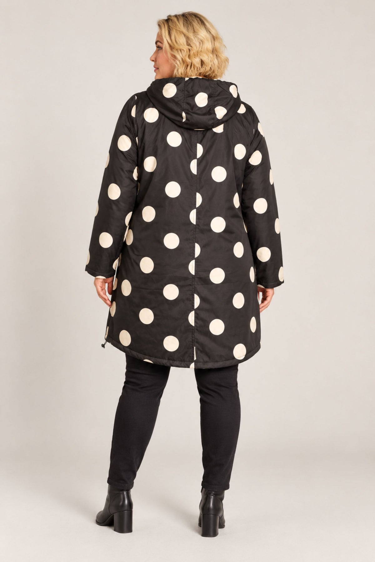 Ciso spot puffa jacket - Black
