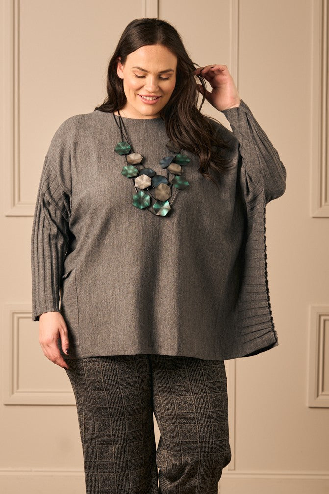 Noen batwing jumper - Anthracite