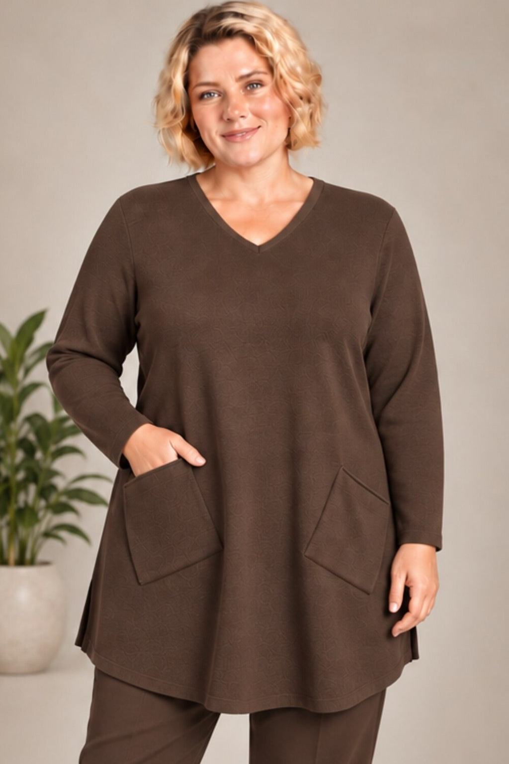 Ciso pocket jumper - Fudge