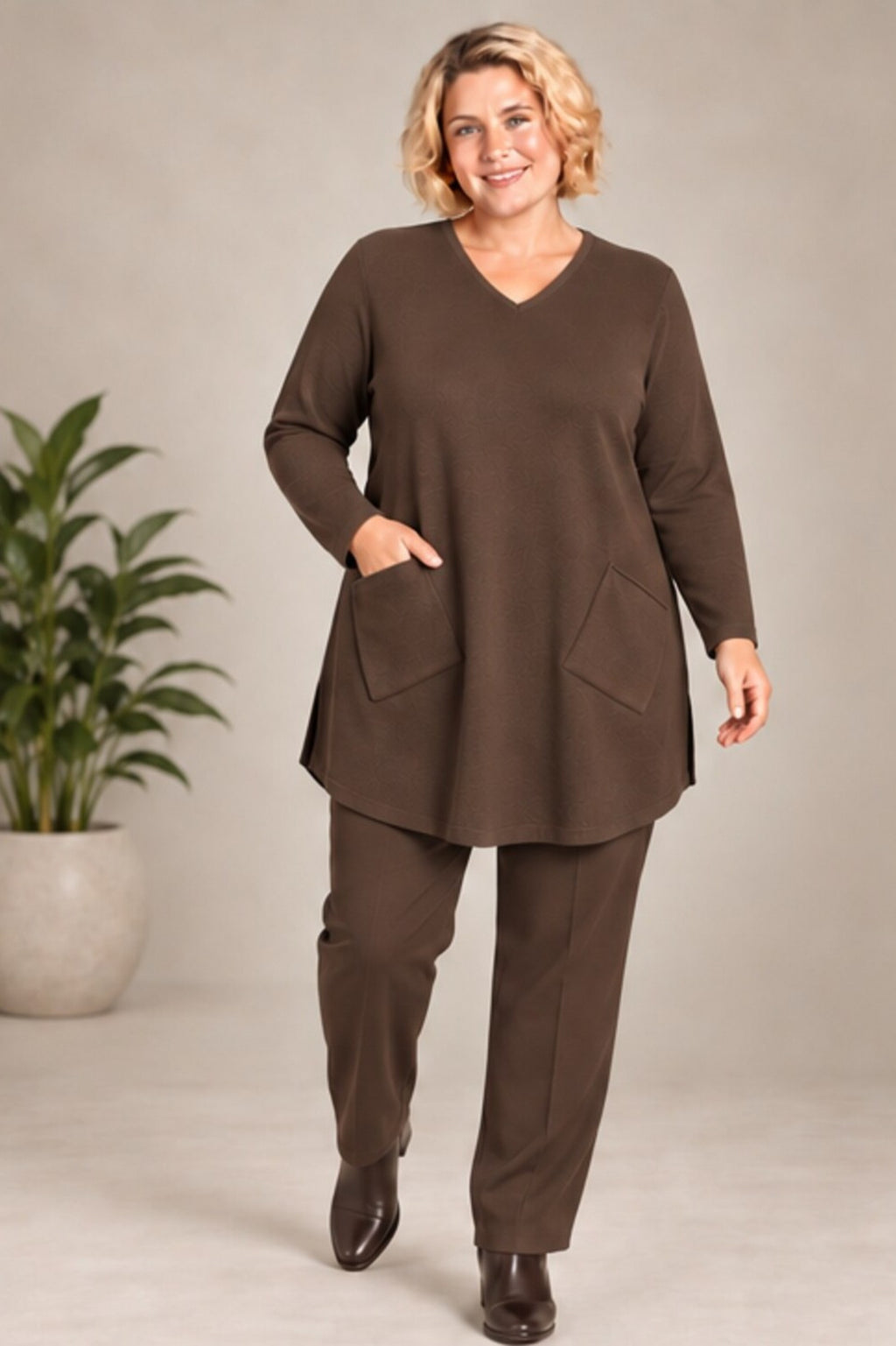 Ciso pocket jumper - Fudge