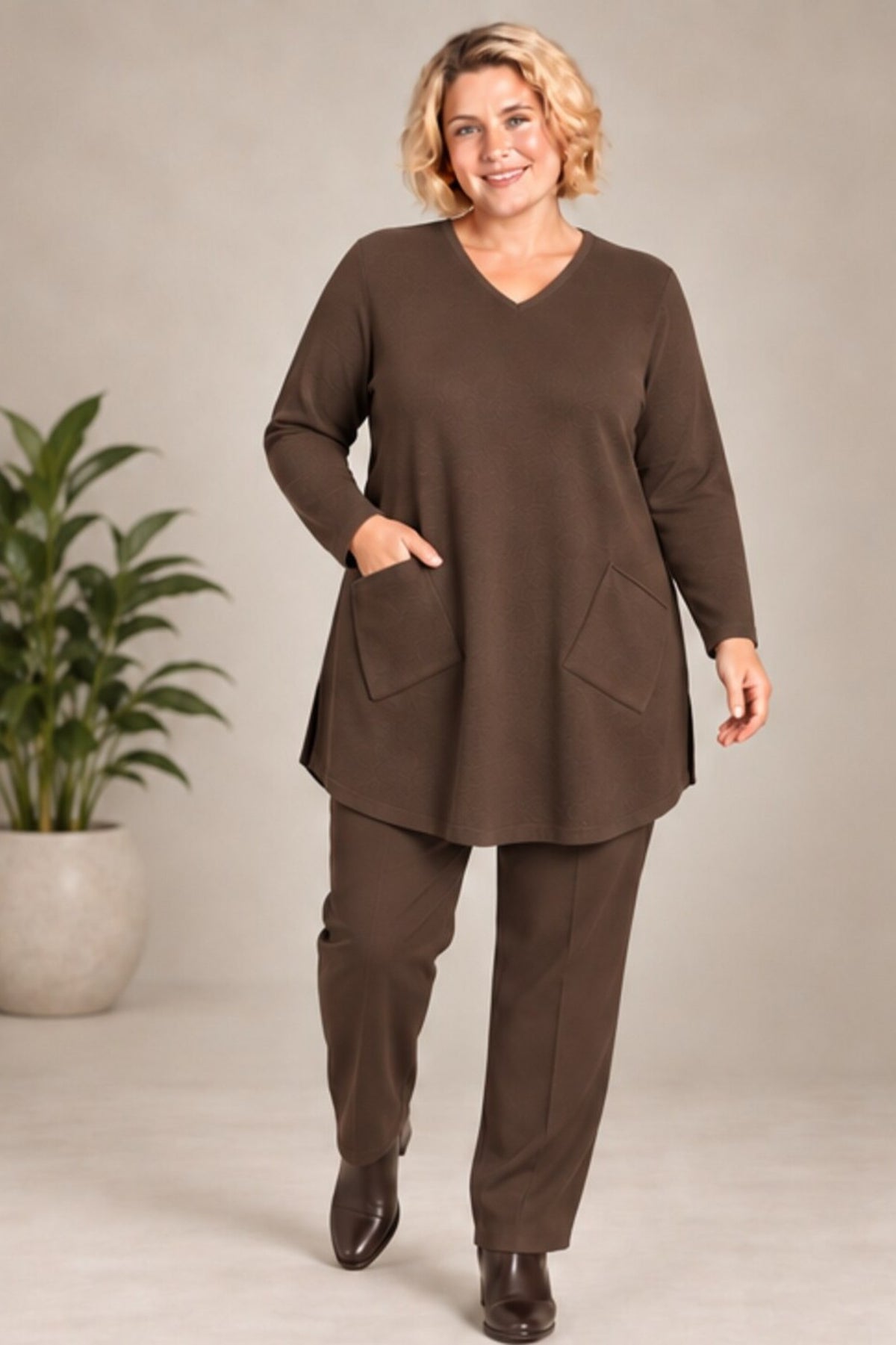 Ciso pocket jumper - Fudge