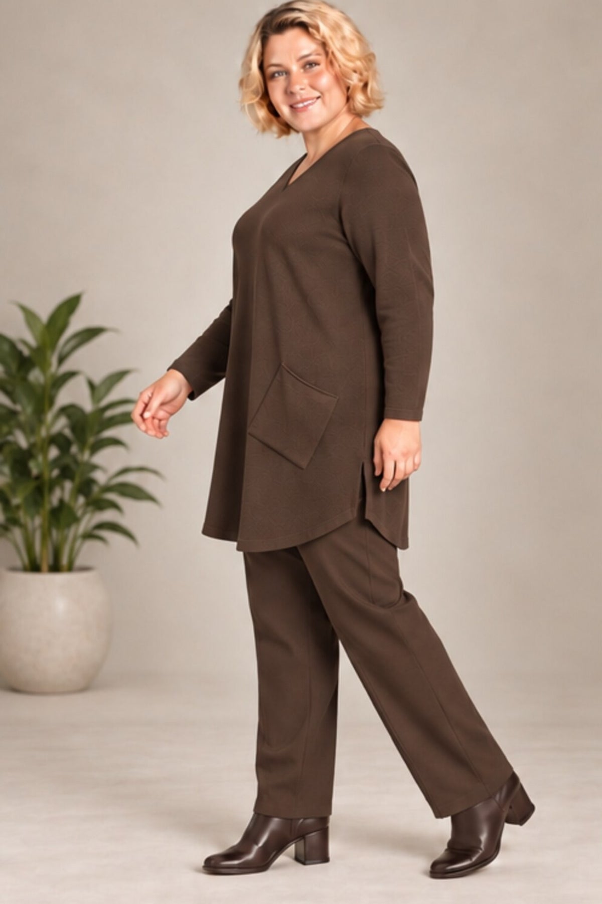 Ciso pocket jumper - Fudge