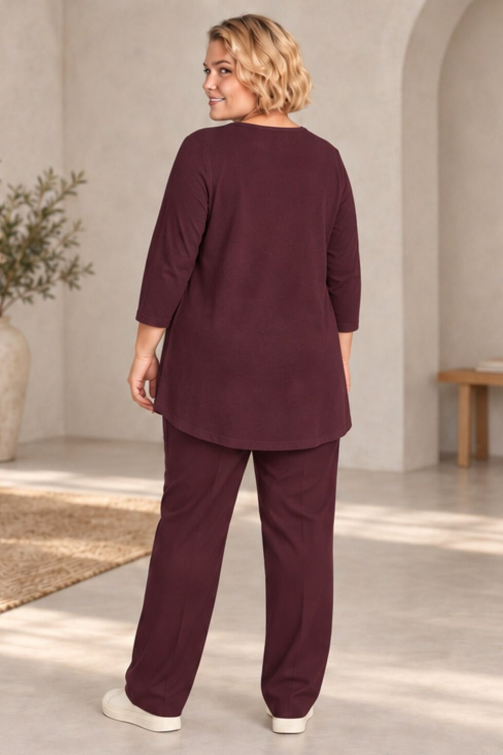 Ciso jersey V neck tee - Fig
