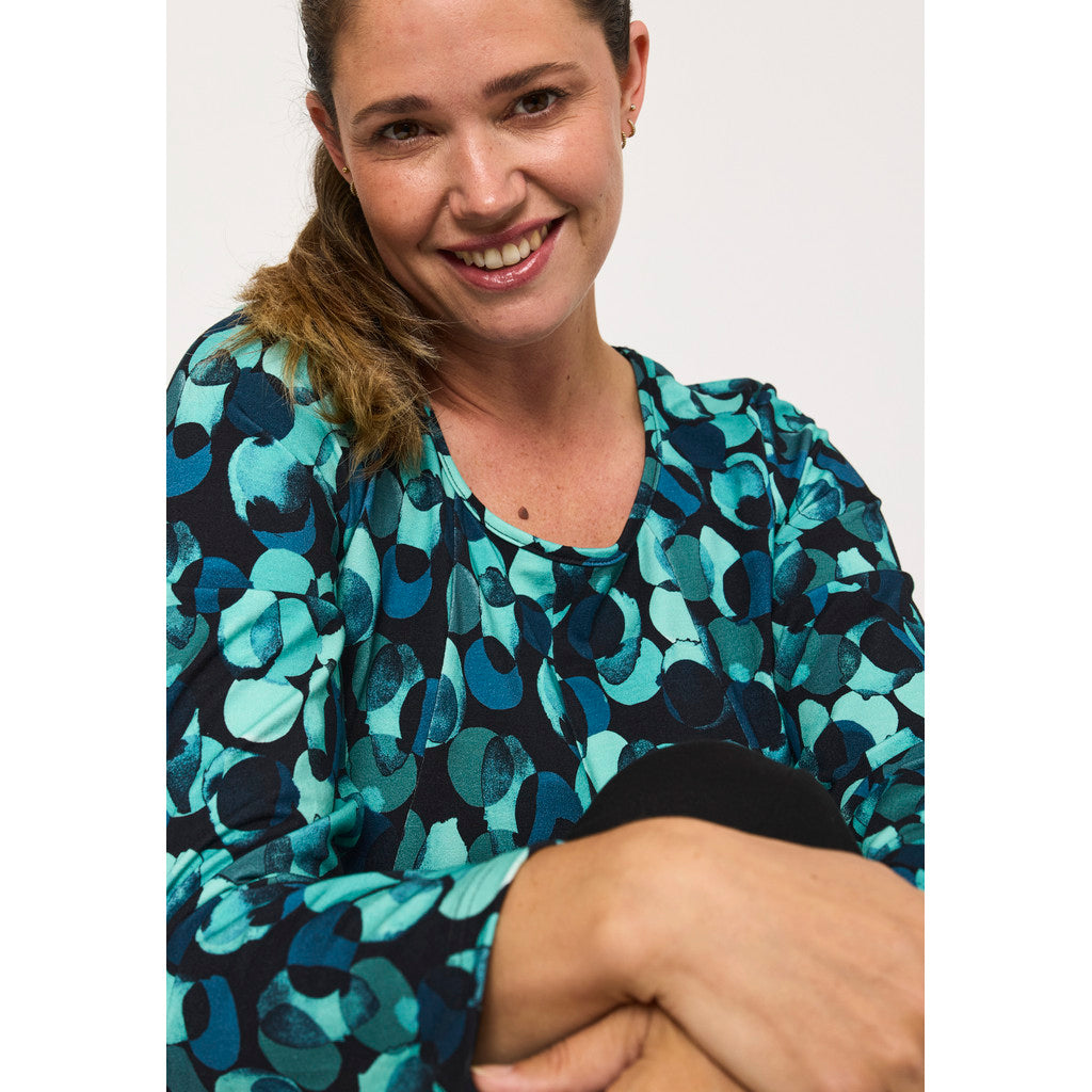 Pont Neuf Elvira jersey tunic - Petrol