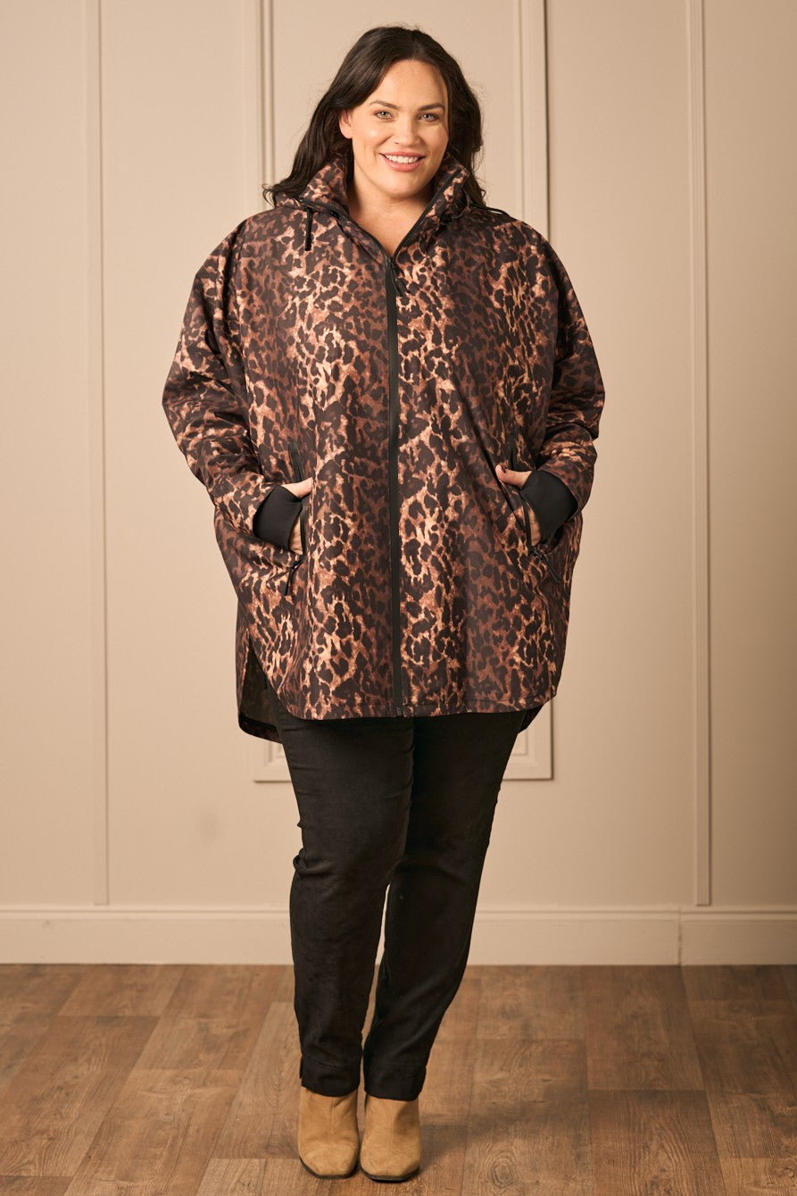 Frandsen cape - Animal print