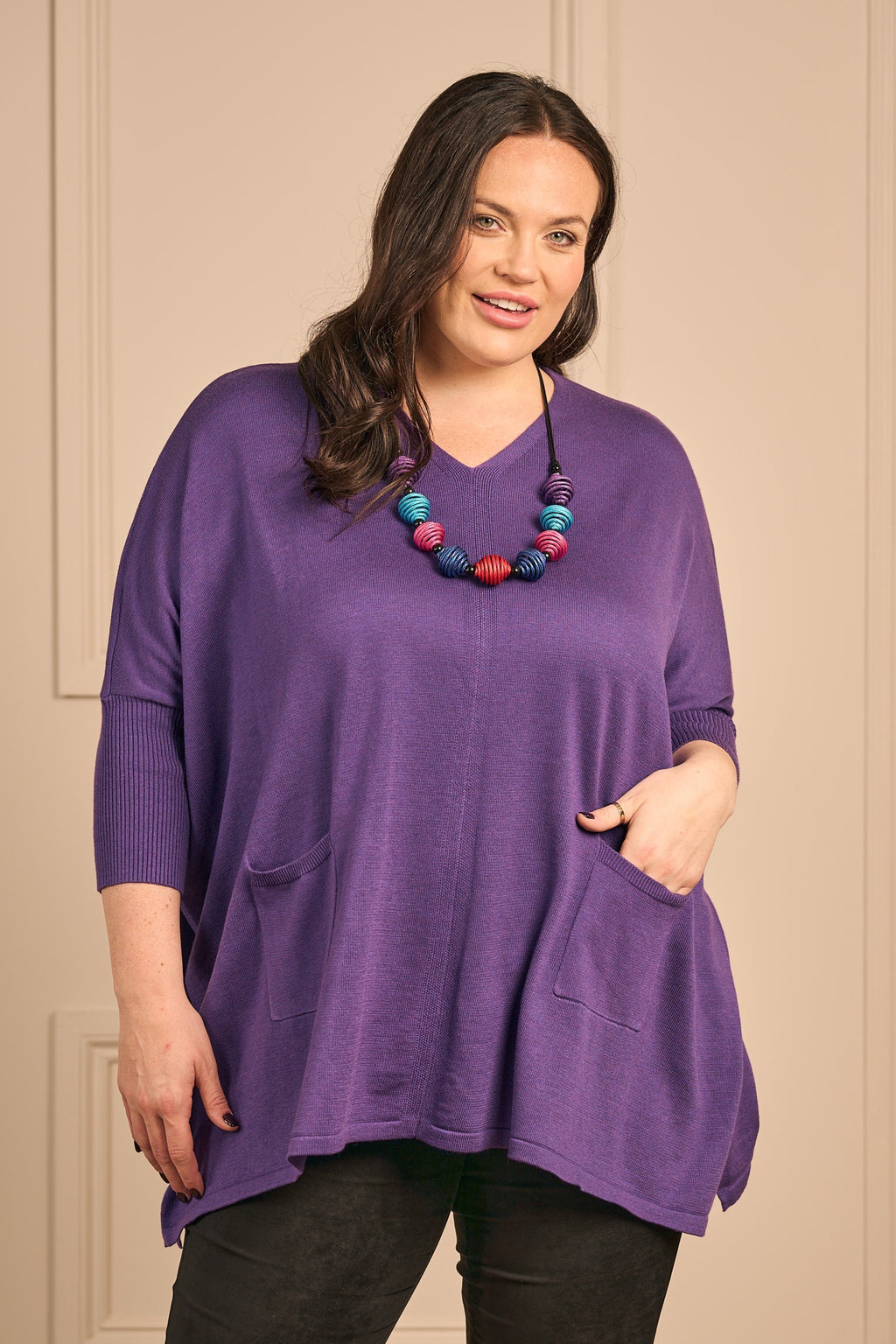 Thanny batwing jumper - Purple