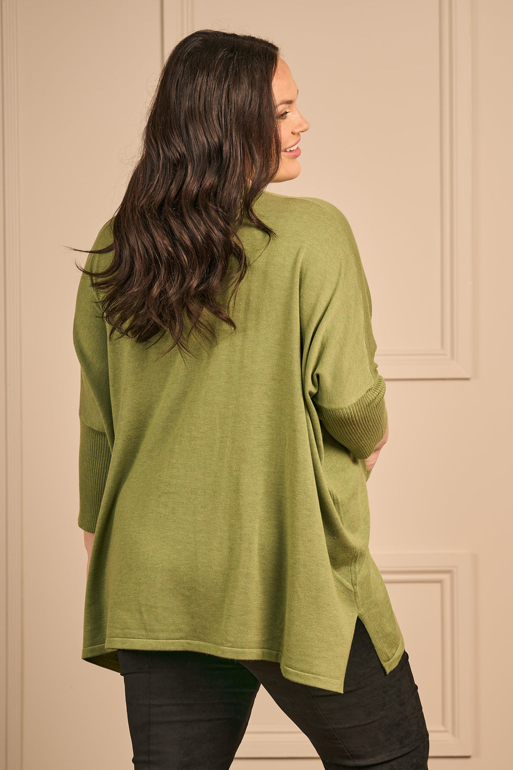 Thanny batwing jumper - Lime