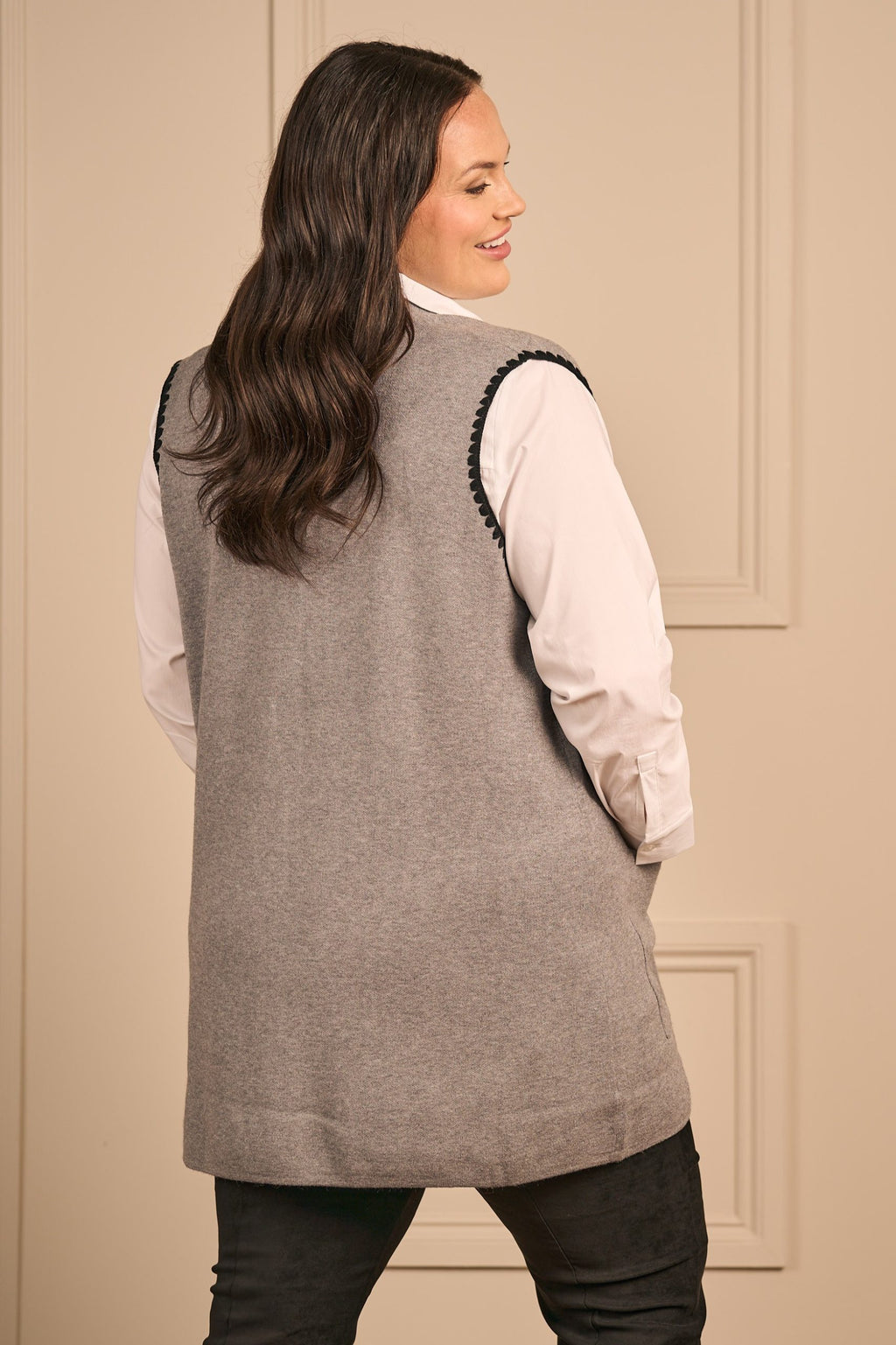Via Appia waistcoat - Grey