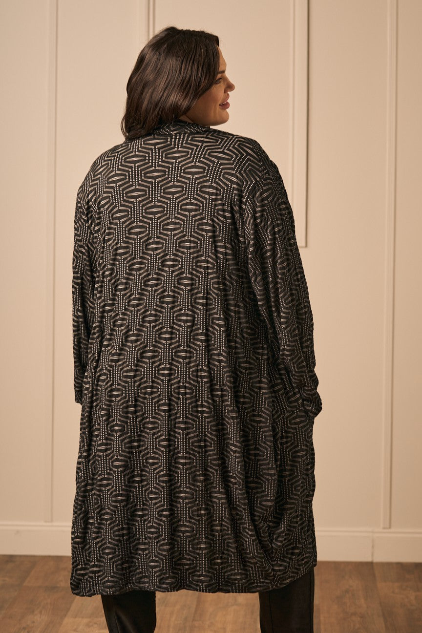 AKH Vanilla jacquard dress - Black