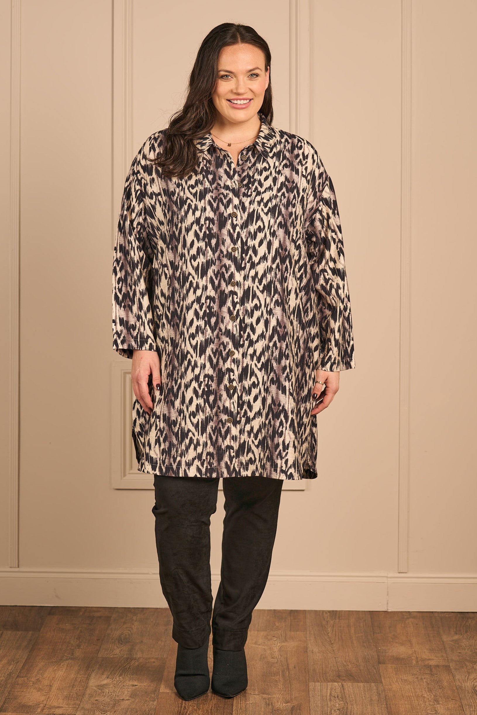 Ciso print shirt - Grey