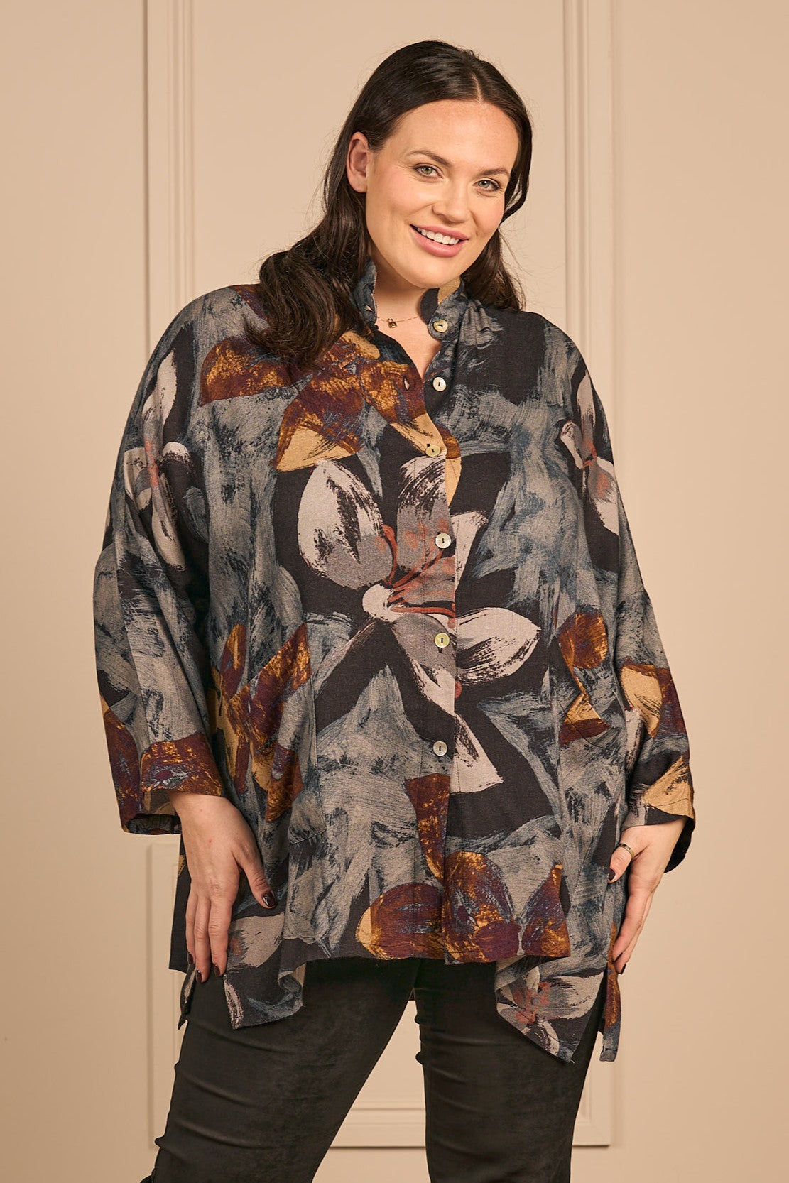 Thanny batwing shirt - Greys