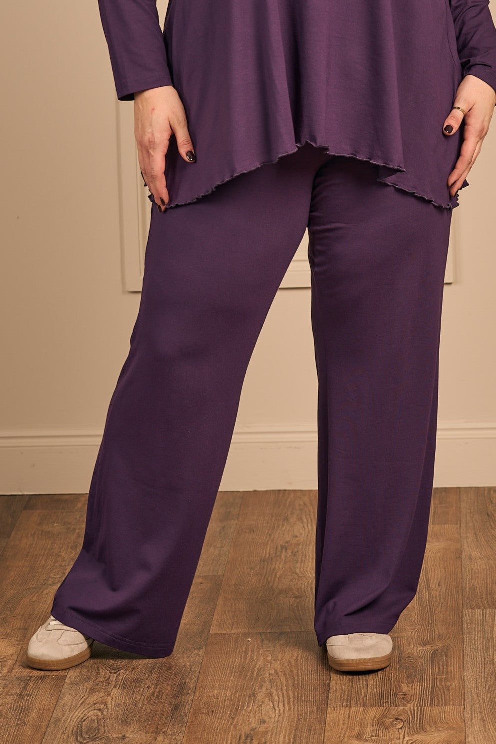 Exelle Balo jersey palazzos - Purple