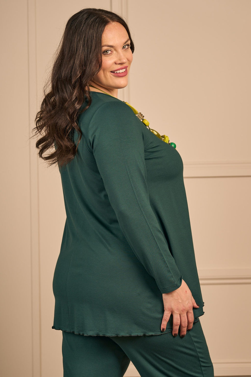 Exelle Saskatol jersey tee - Forest