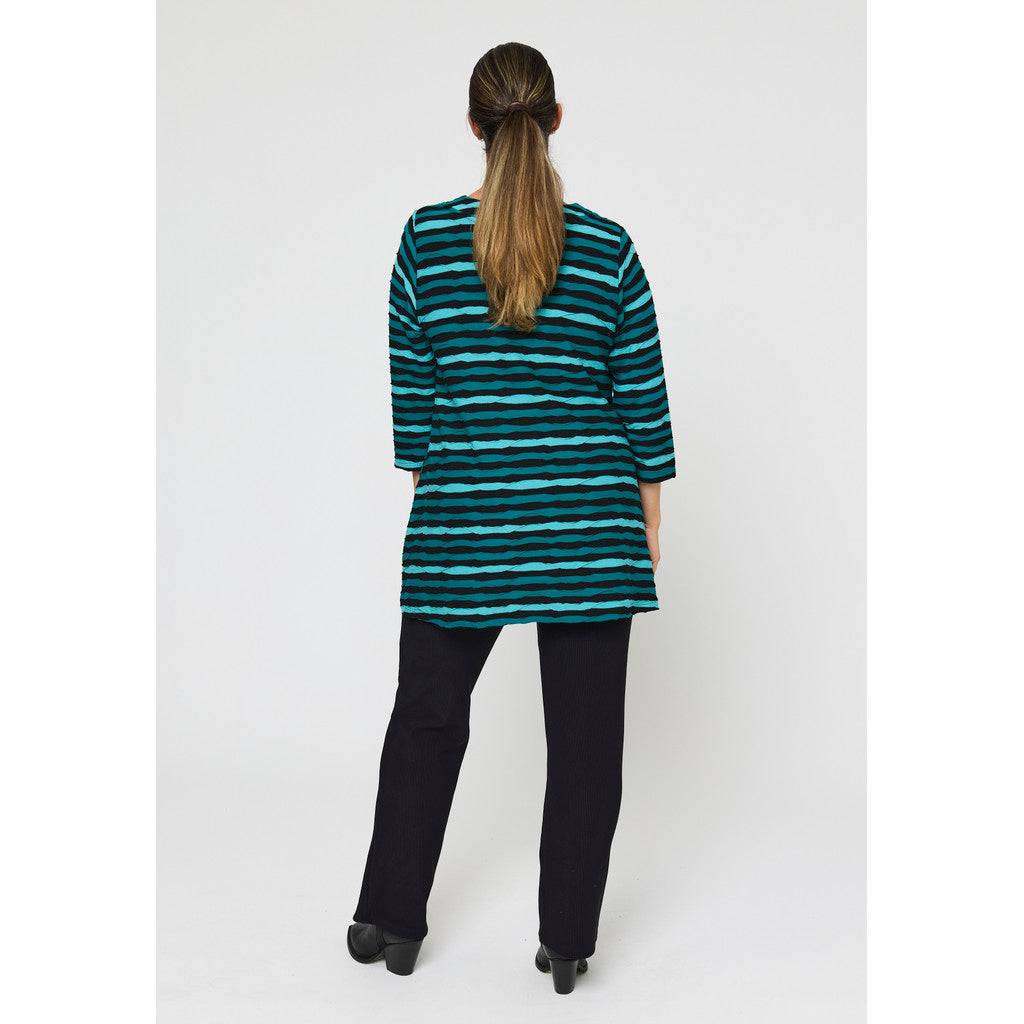 Pont Neuf Jola Tea jersey tunic - Petrol