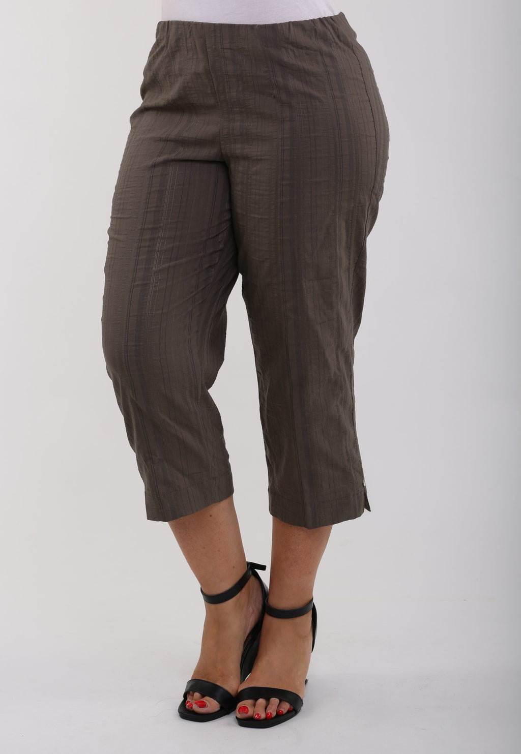 KJ Brand Wash & Go pedal pushers - Black