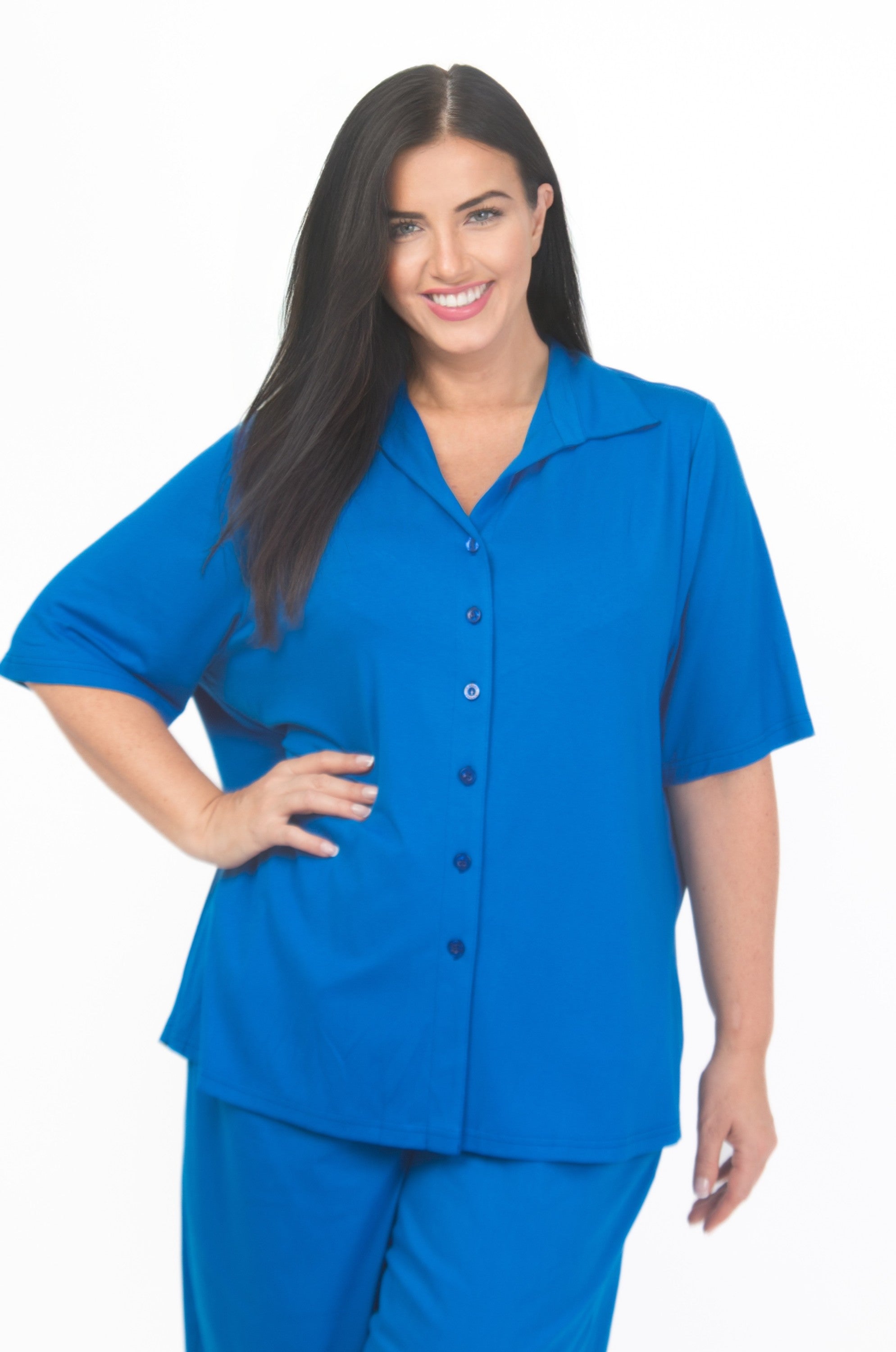 KJ Brand jersey shirt - Cobalt