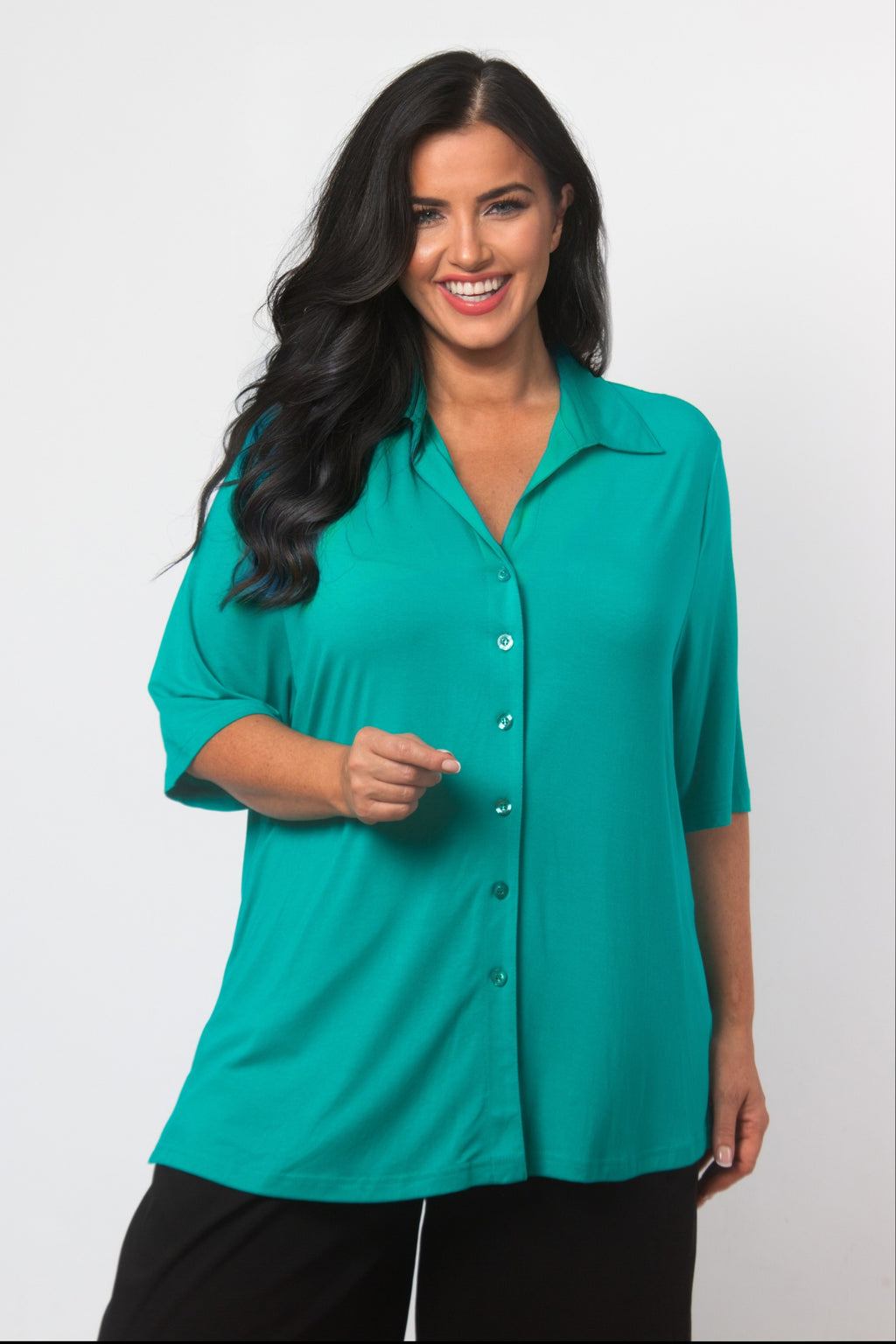 KJ Brand jersey shirt - Jade