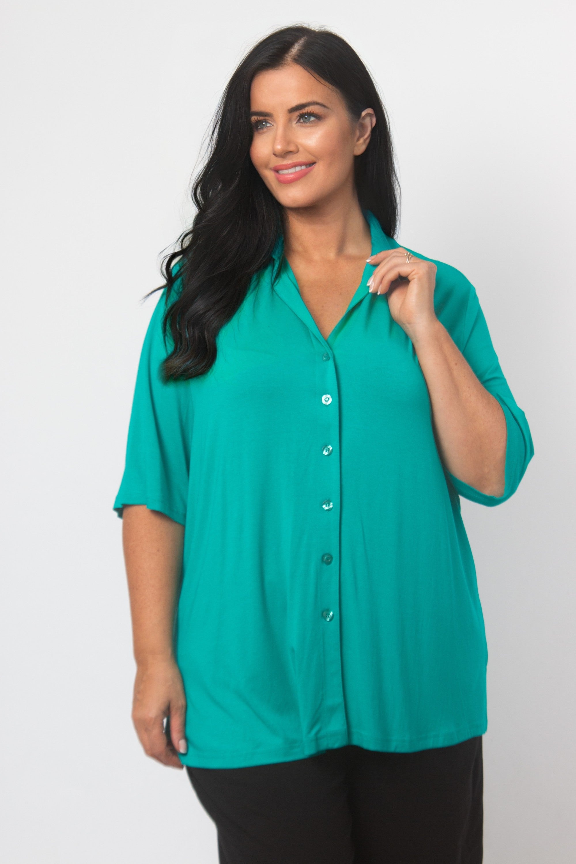 KJ Brand jersey shirt - Jade