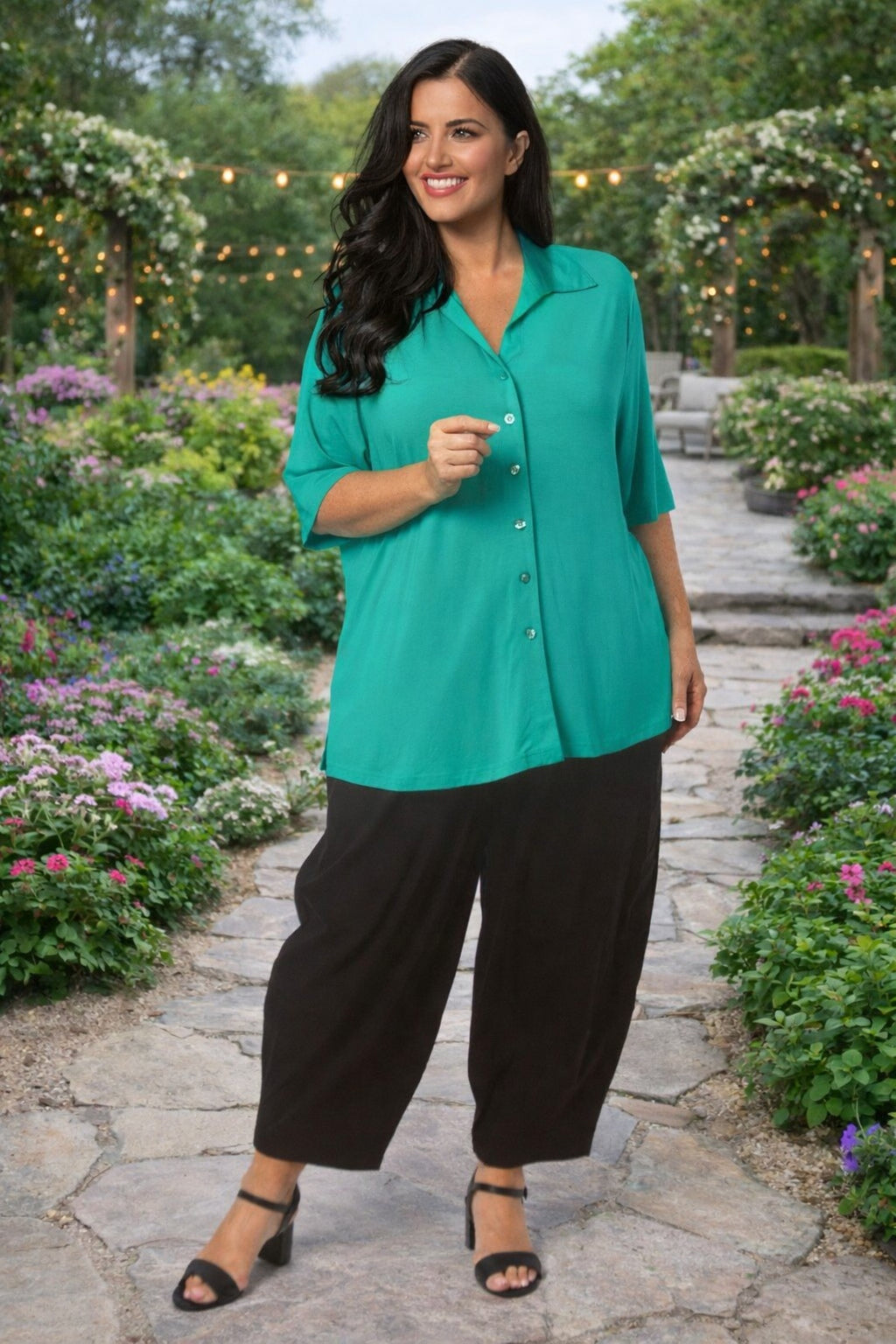 KJ Brand jersey shirt - Jade