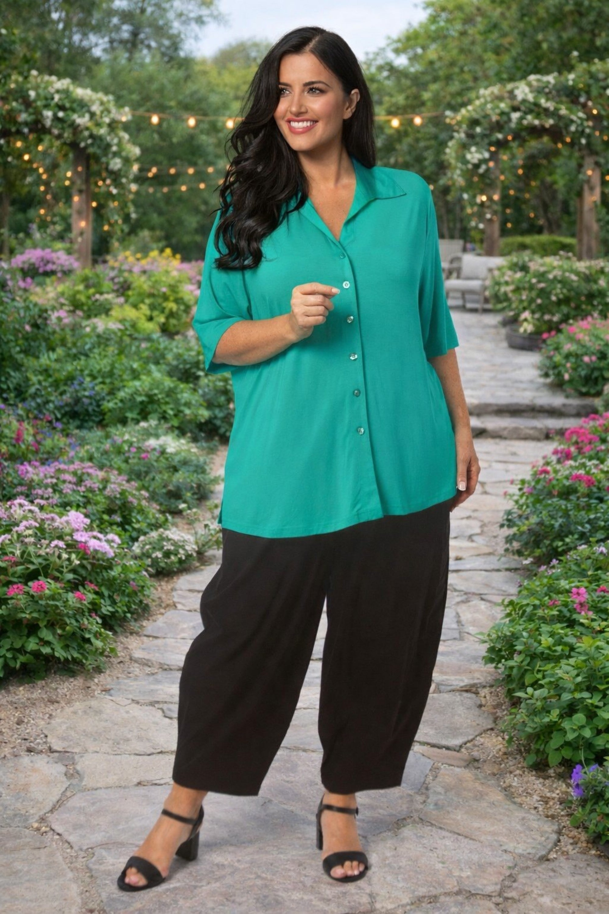 KJ Brand jersey shirt - Jade