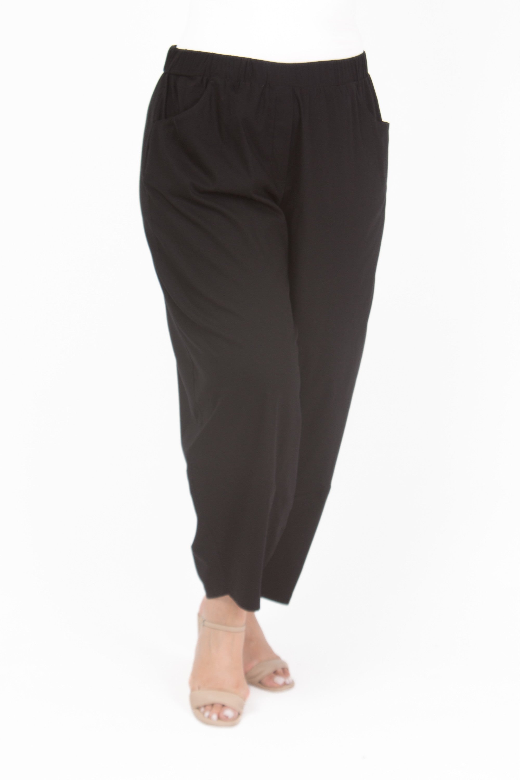 KJ Brand short harems - Black