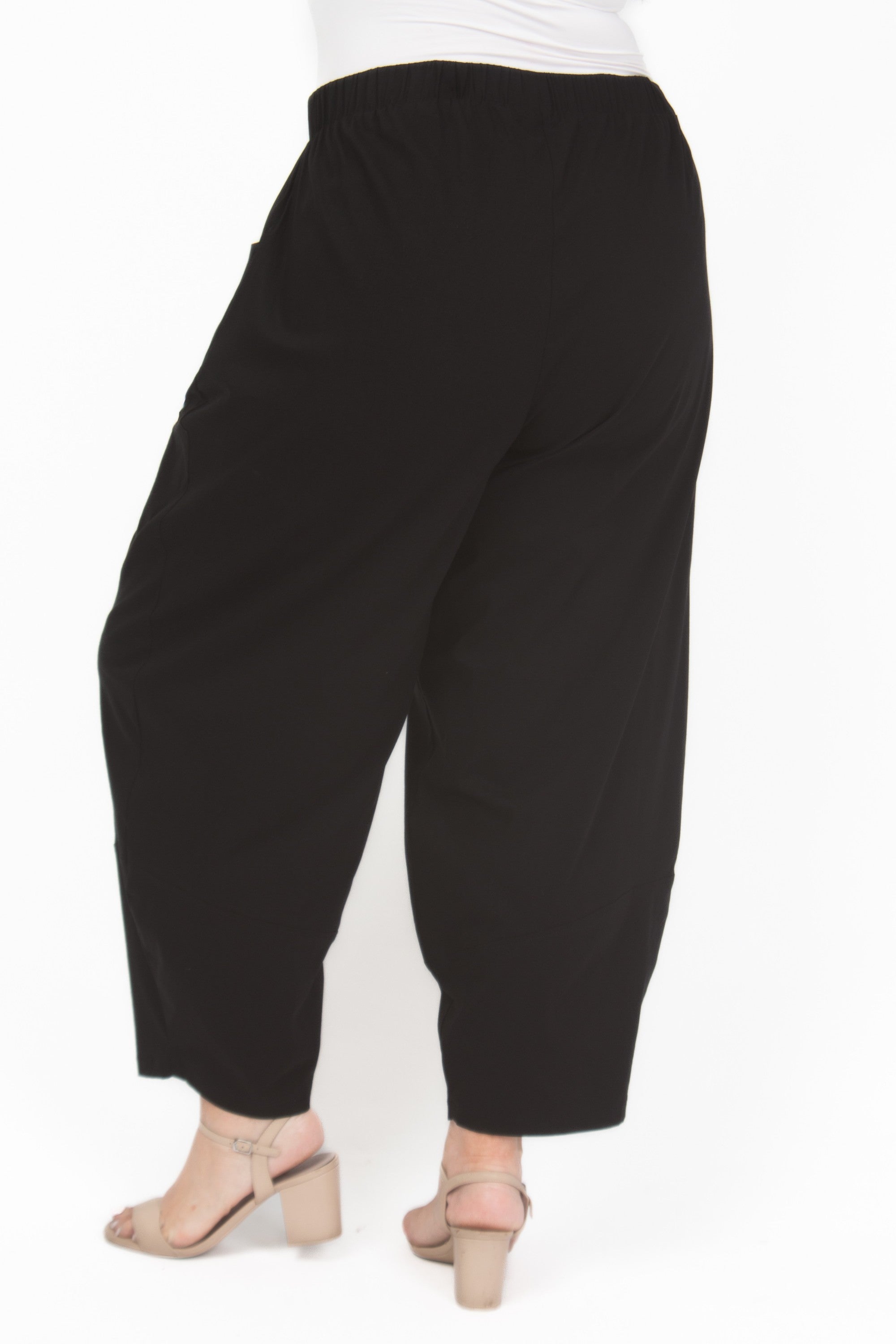 KJ Brand short harems - Black