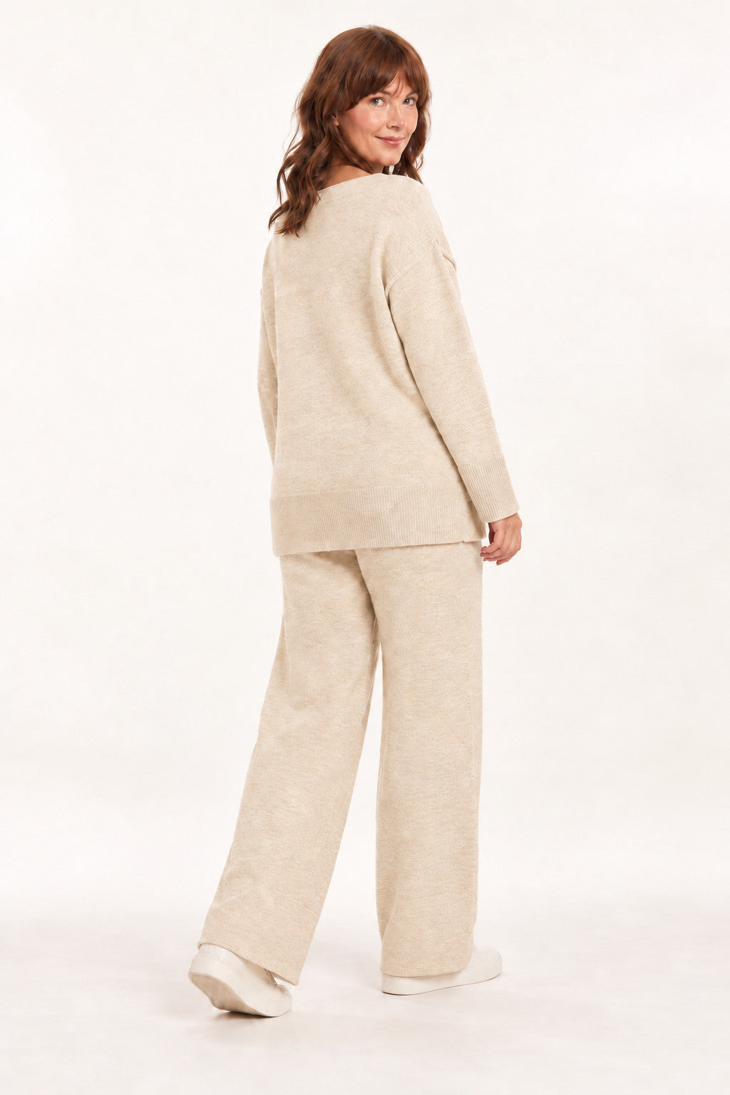 Orientique Escape knit leisure 2 piece - Natural