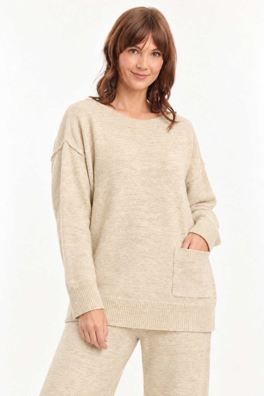 Orientique Escape knit leisure 2 piece - Natural
