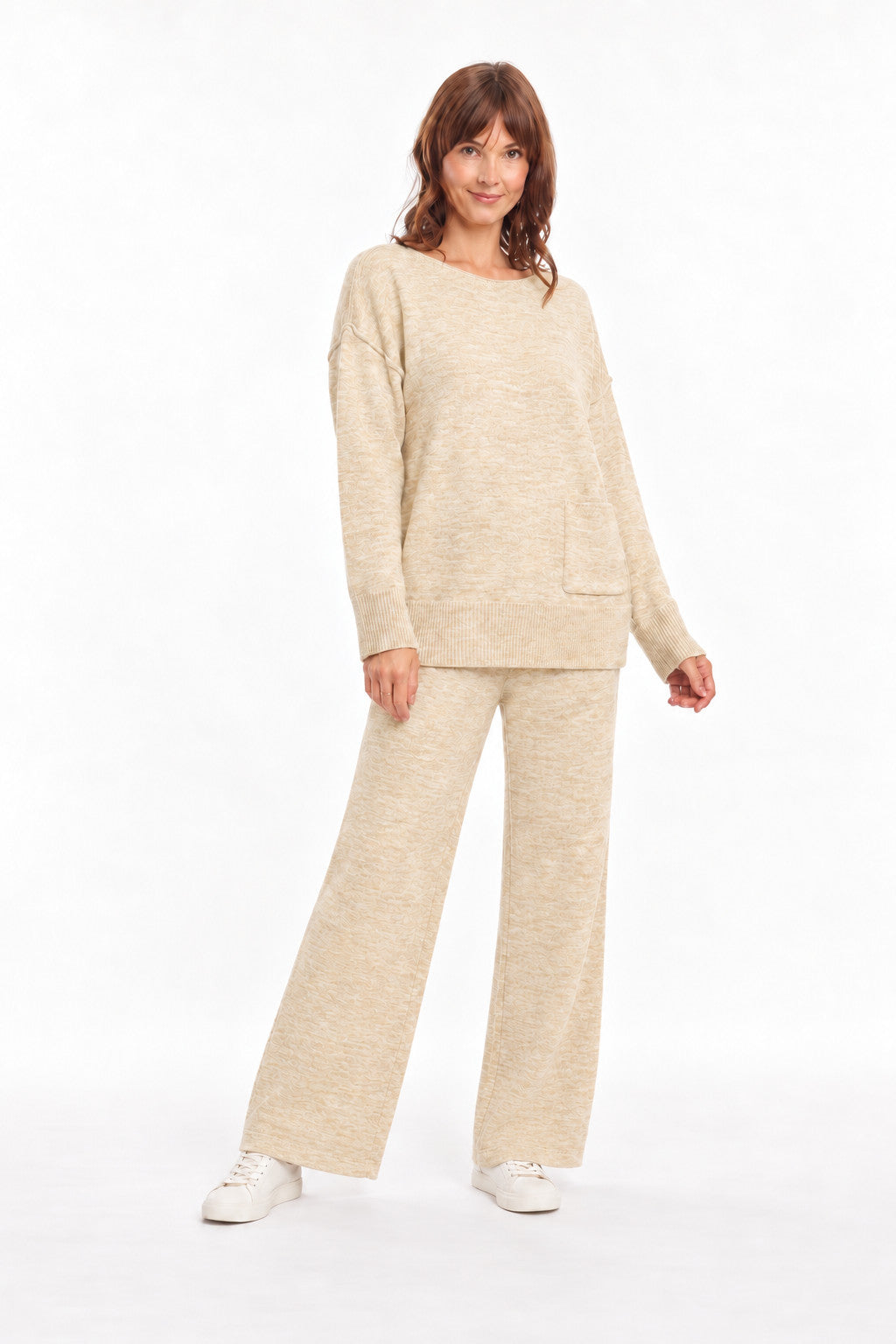 Orientique Escape knit leisure 2 piece - Natural