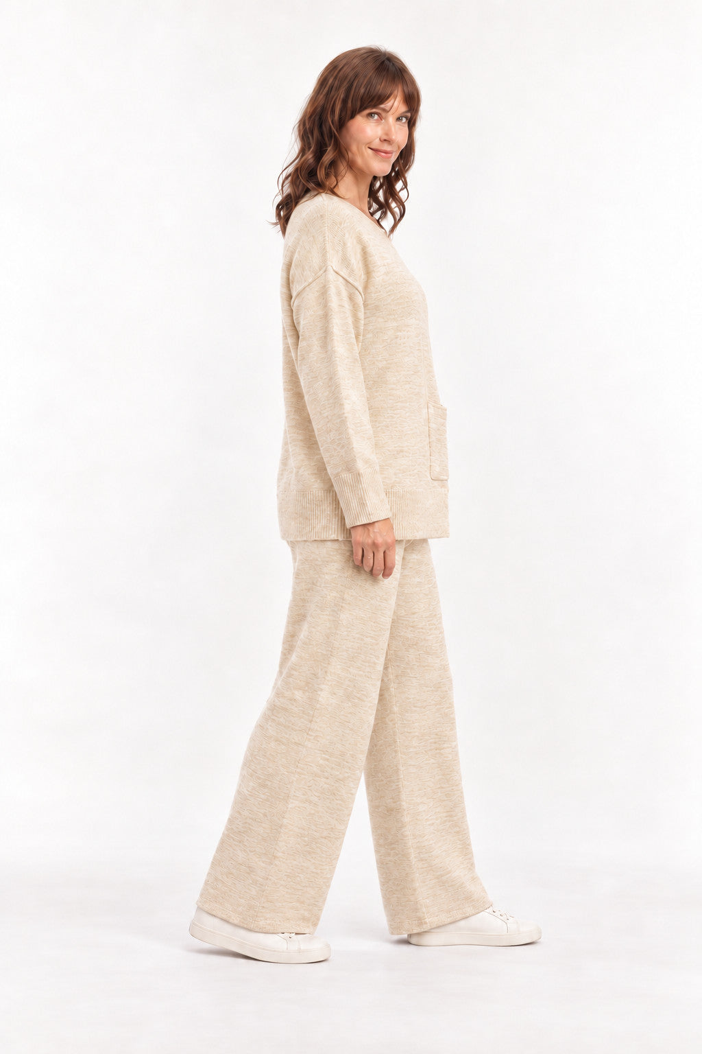 Orientique Escape knit leisure 2 piece - Natural