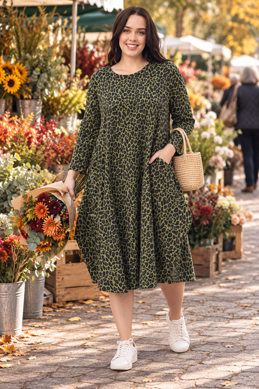 Orientique Keqioa bubble dress - Green