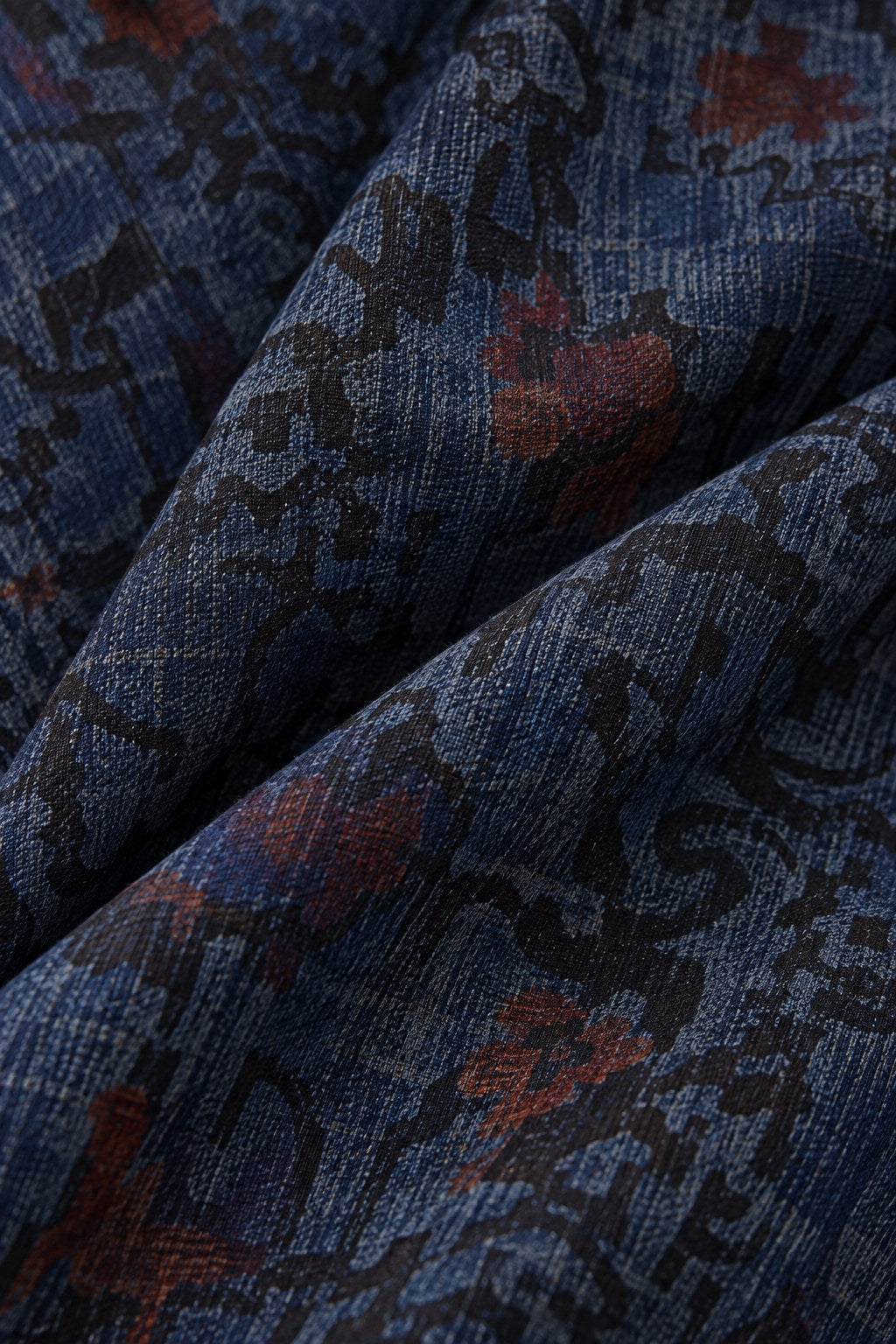 Orientique Tabriz shirt dress - Denim print