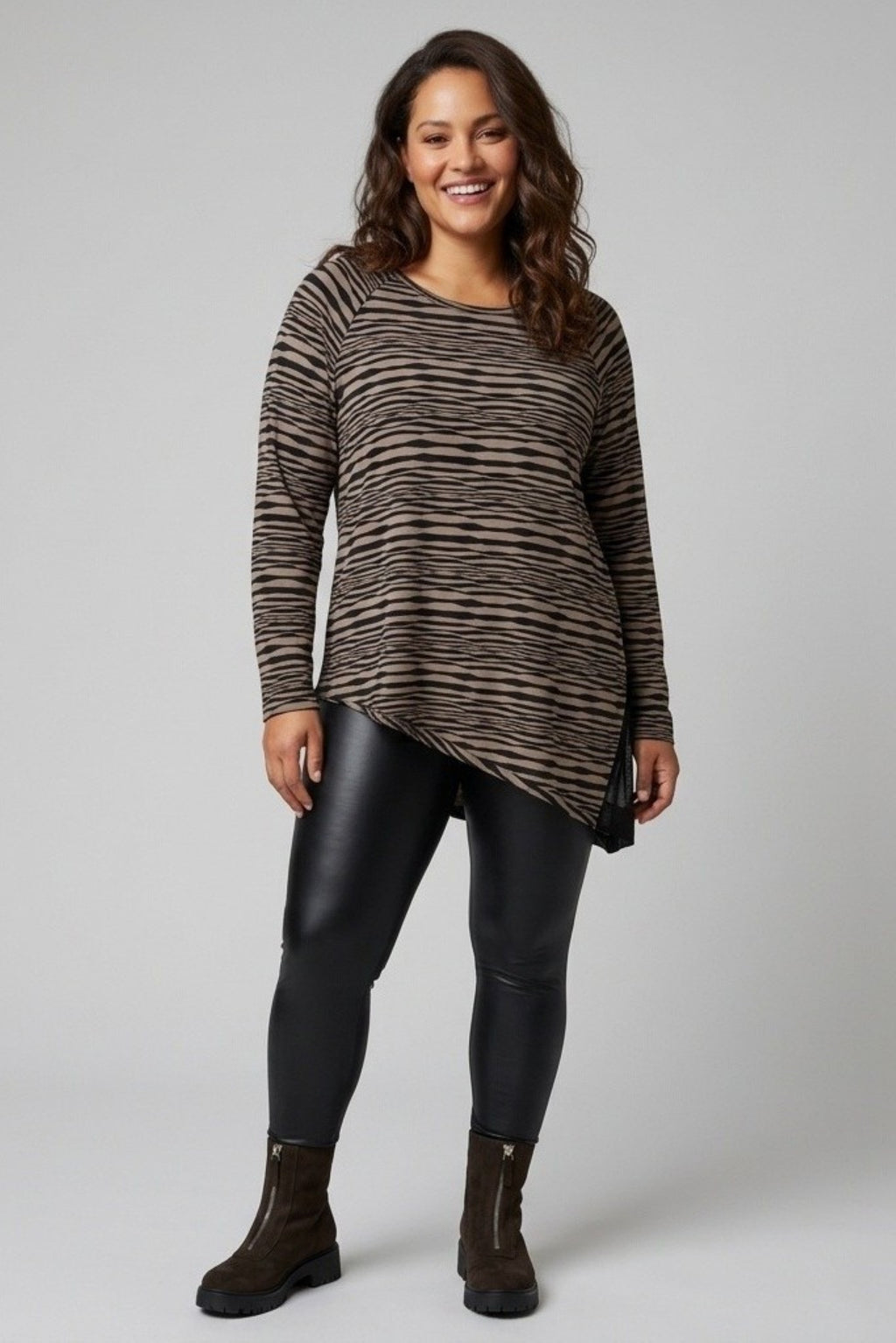 Pont Neuf Roosi wave tunic - Taupe