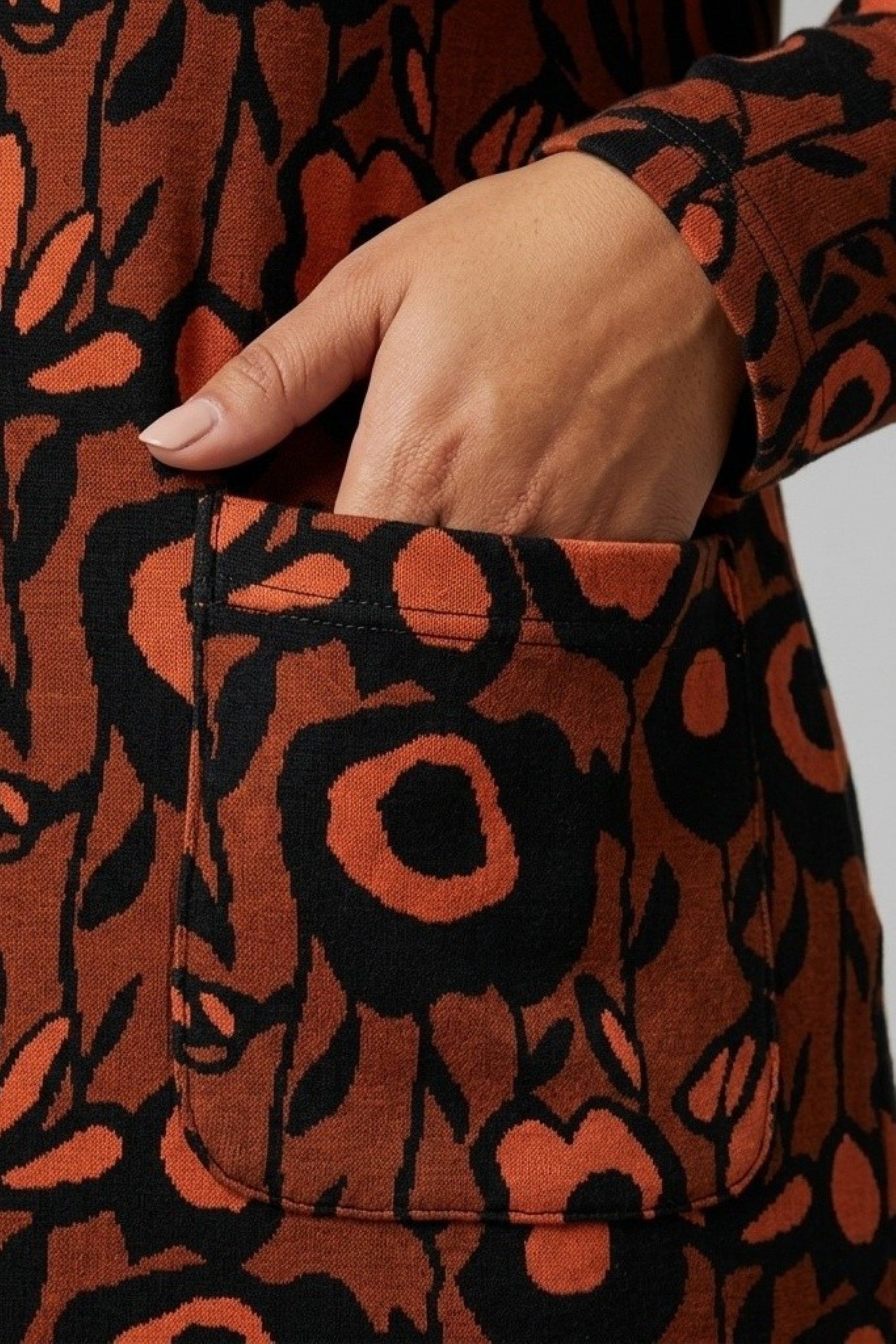 Pont Neuf Sevara stretch cardi - Russet