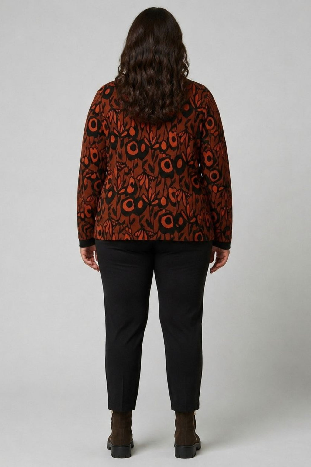 Pont Neuf Sevara stretch cardi - Russet