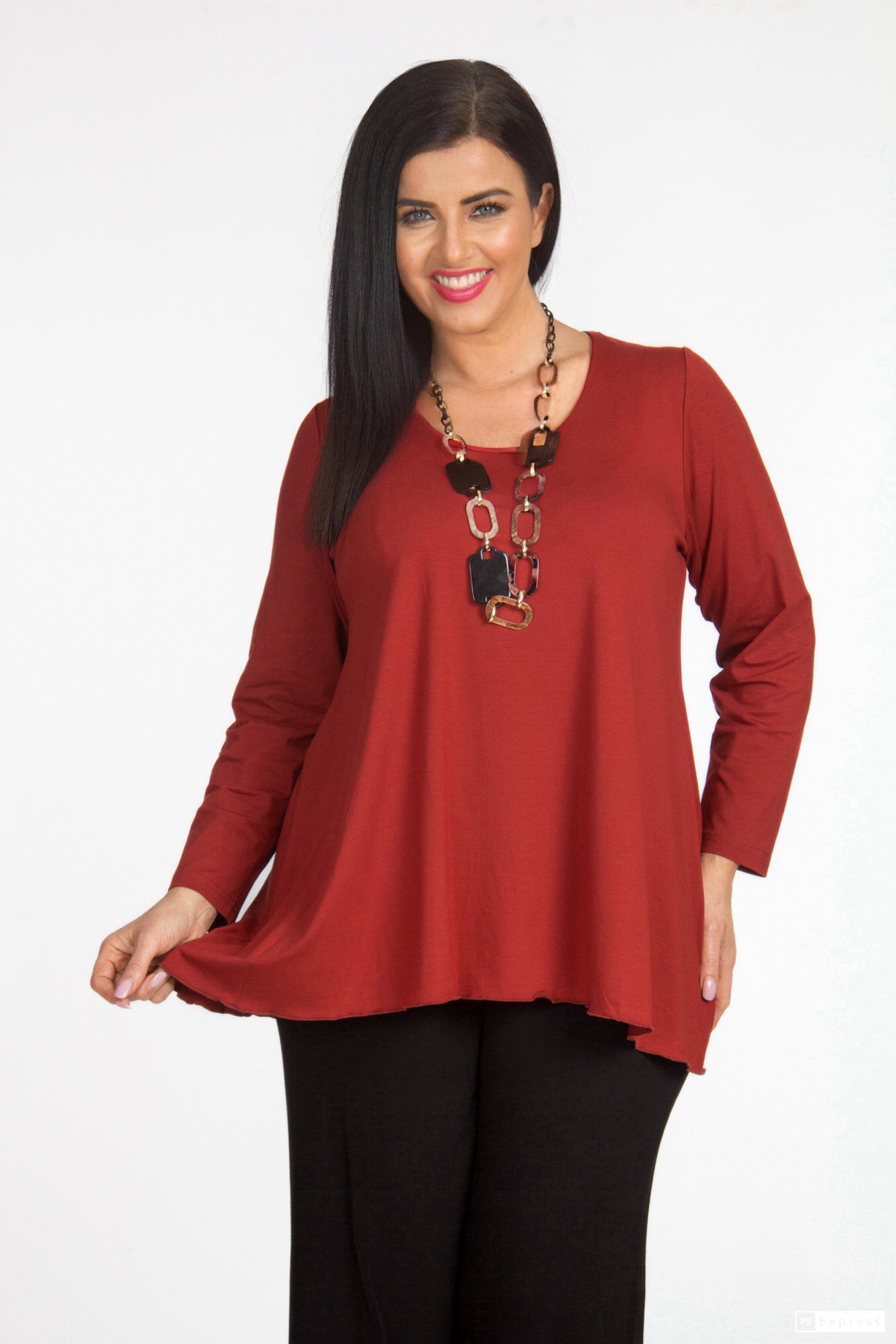 Our model is wearing