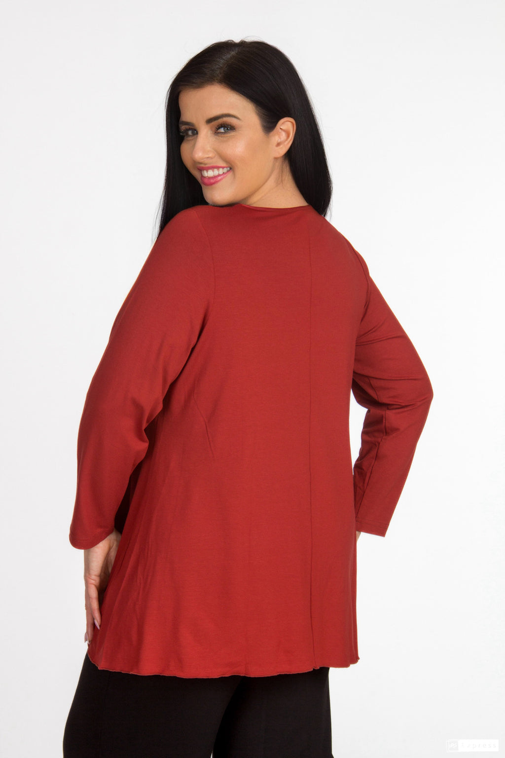 Exelle jersey plain tee - Terracotta