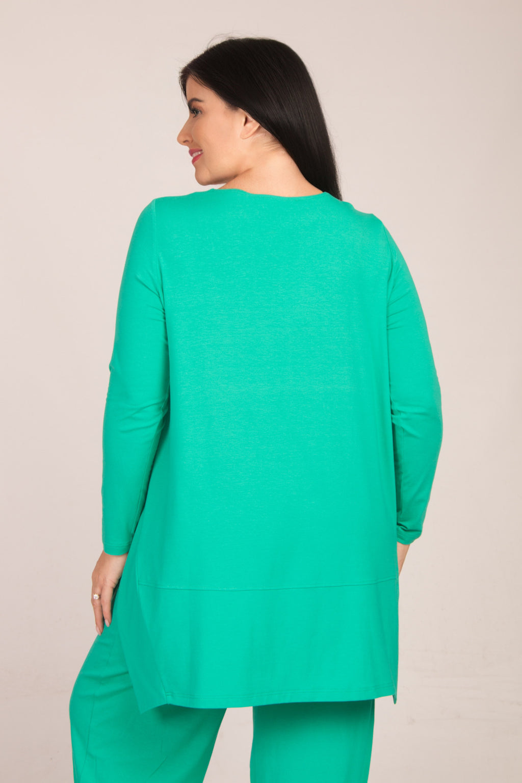 Noen jersey panel tunic - Mint