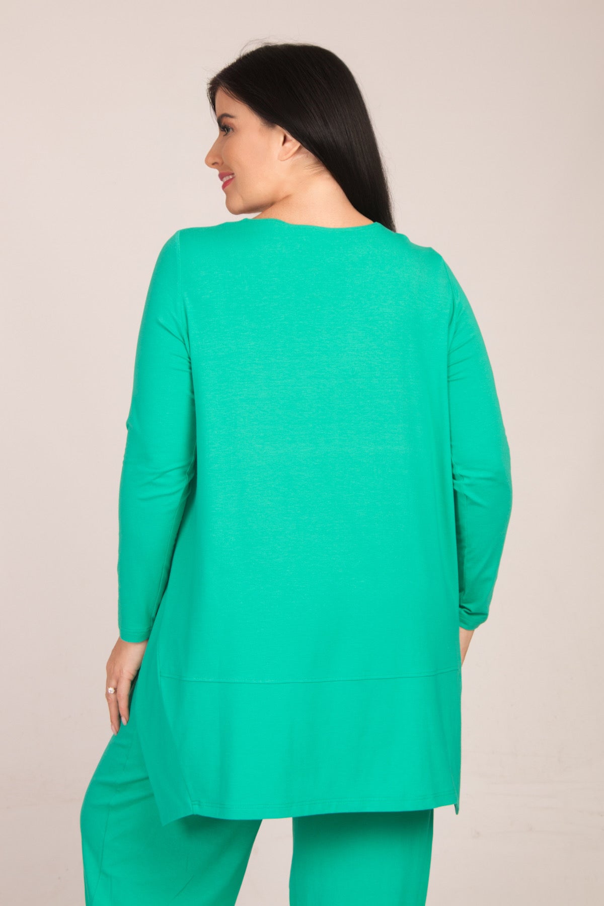 Noen jersey panel tunic - Mint
