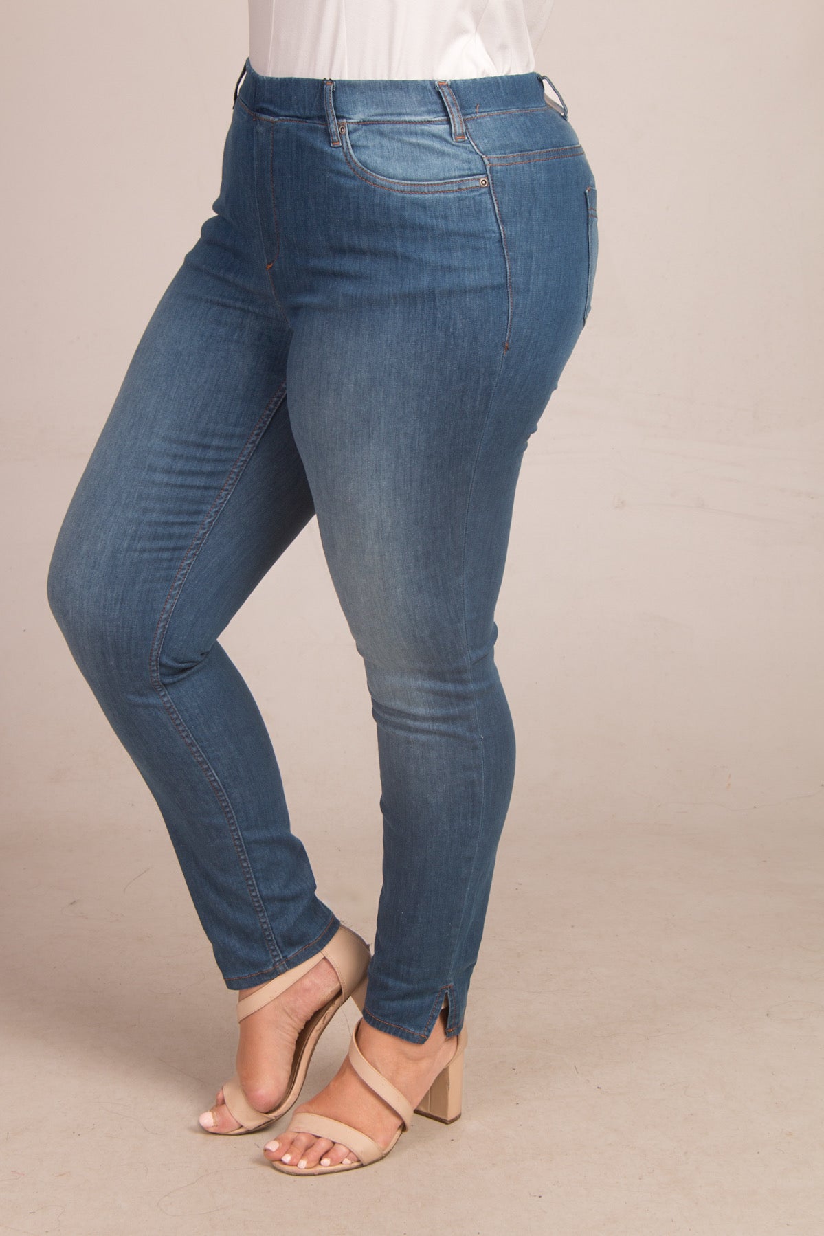 Ciso Sofia slim leg jeans - Denim Blue