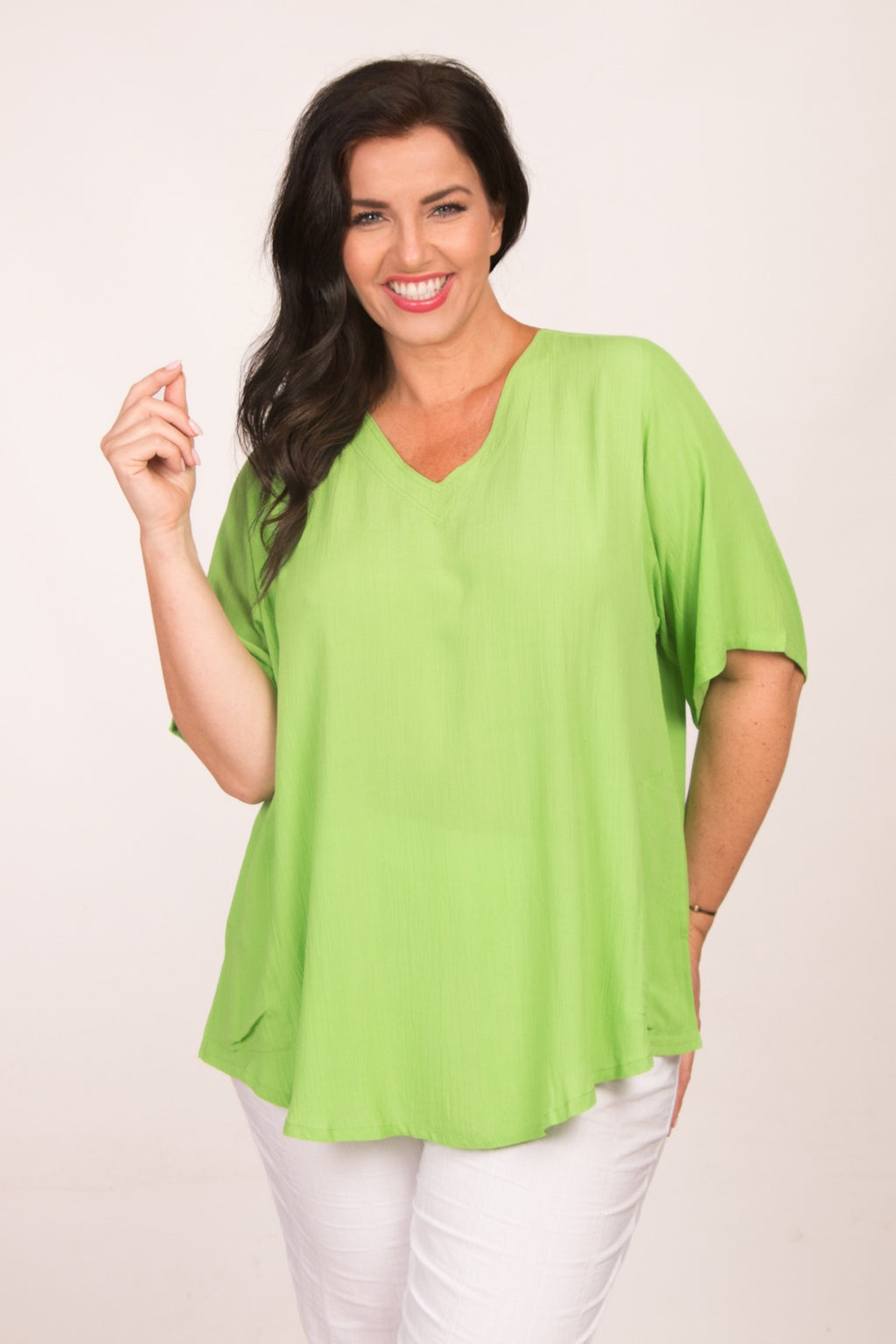 Angel Circle swing top - Apple