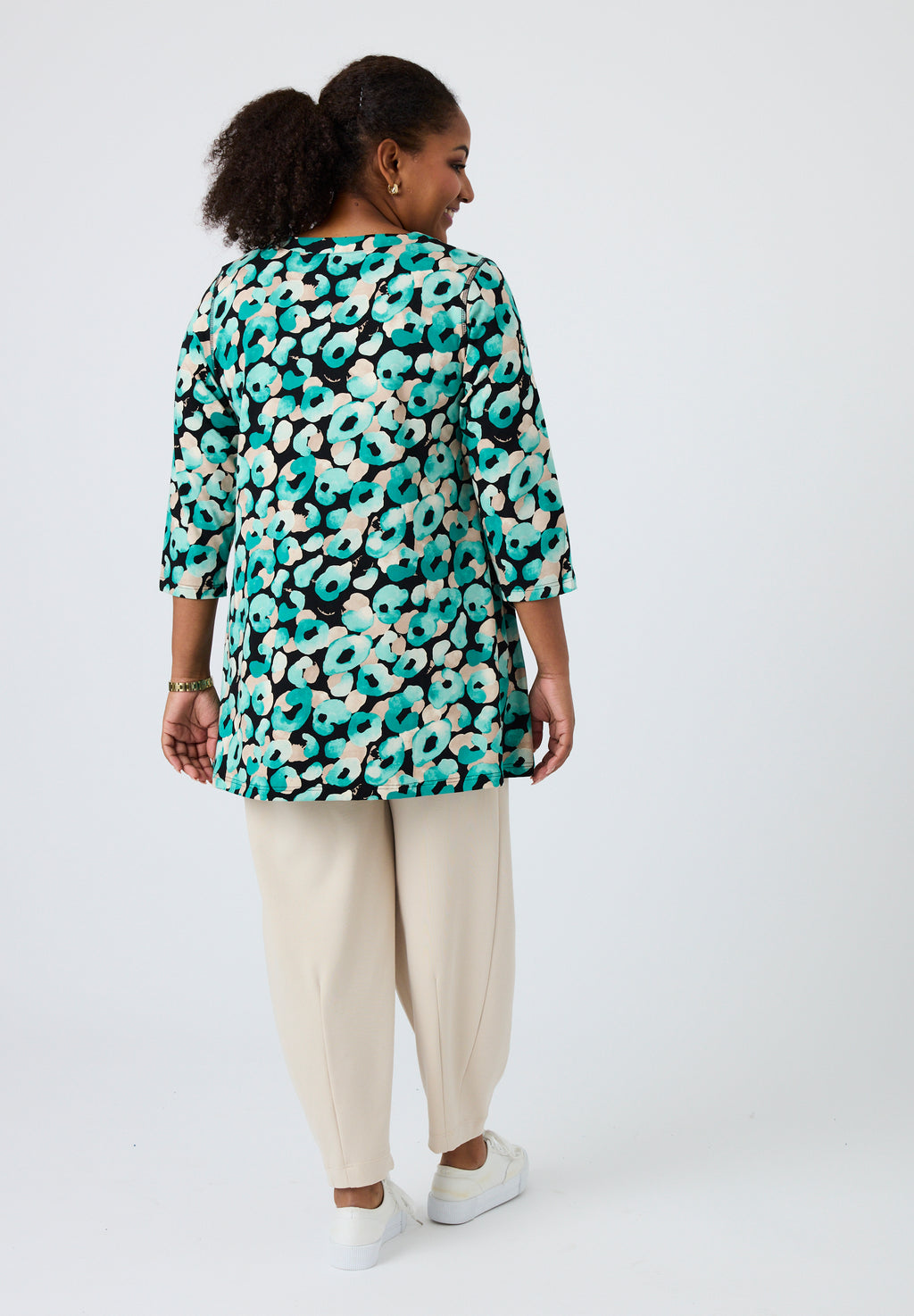 Pont Neuf Melina jersey tunic - Aqua