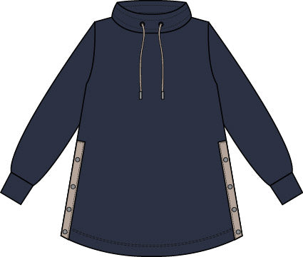 Pont Neuf Elefa leisure top - Navy