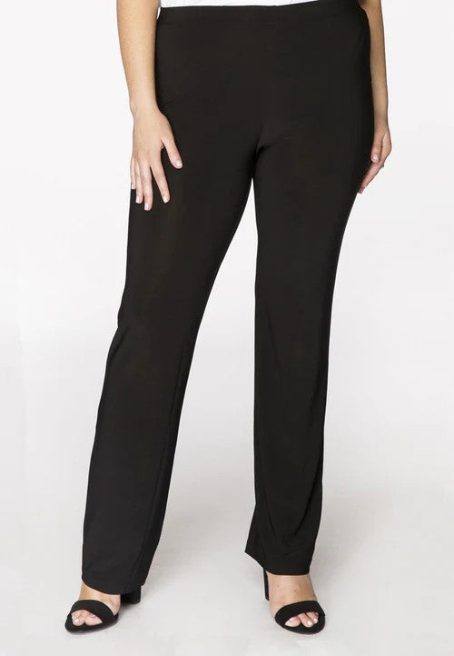 Yoek silky jersey trousers - Cream