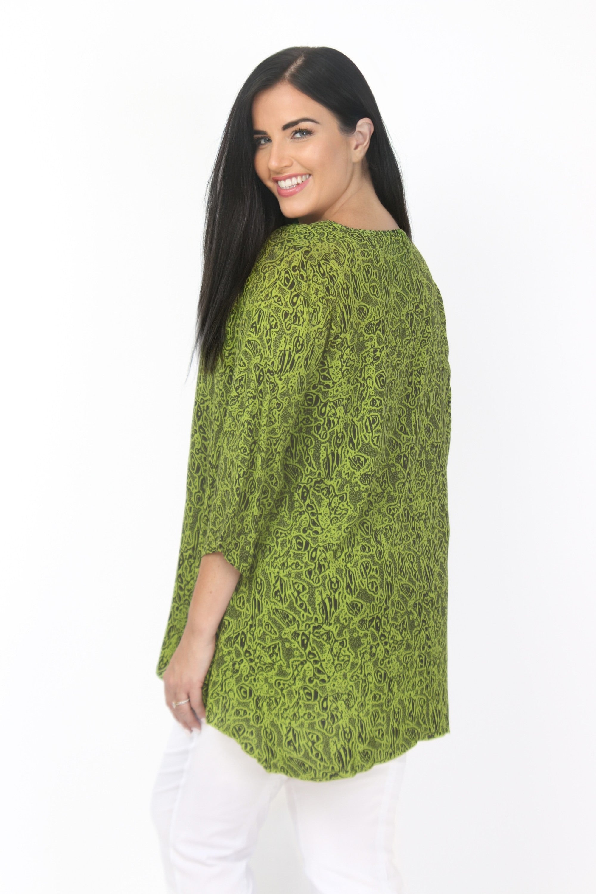 Angel Circle pocket top - Lime