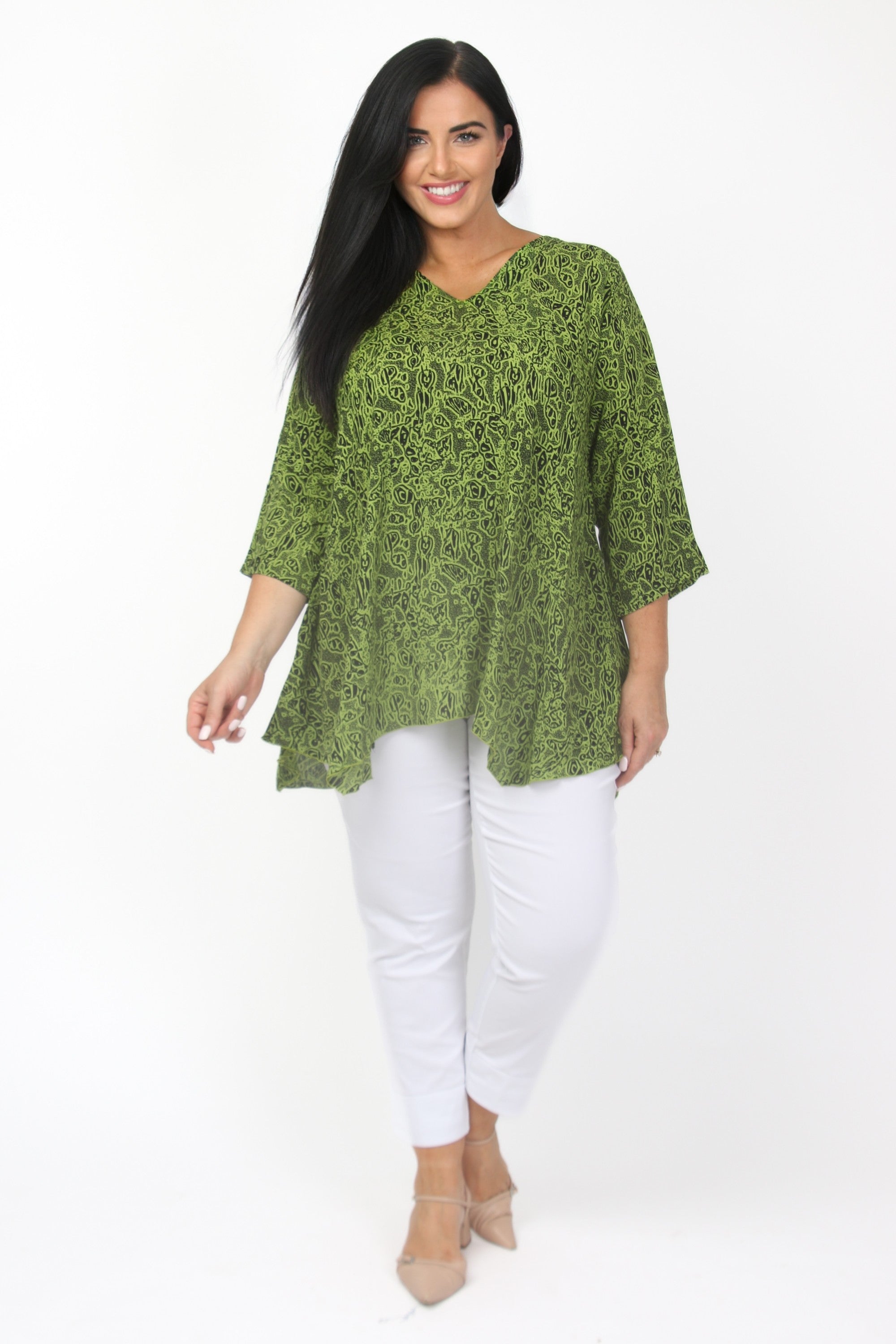 Angel Circle pocket top - Lime