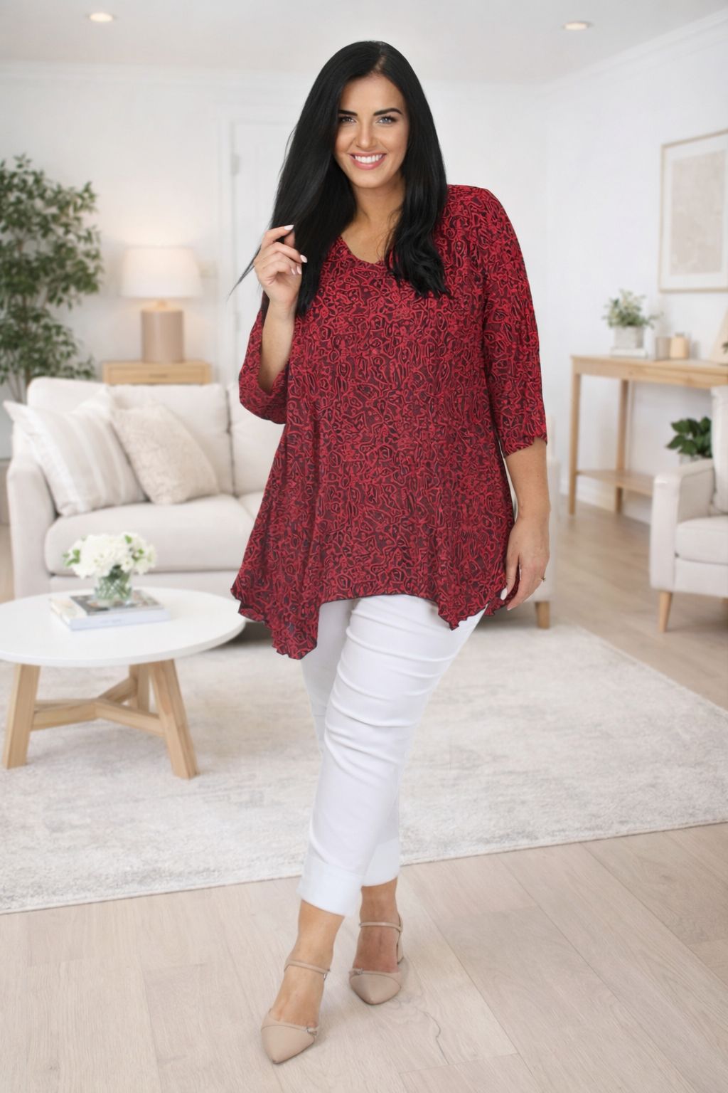 Angel Circle pocket top - Pink